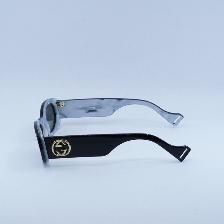 Gucci Gucci GG0517S 001 Sunglasses Black Oval Frame, Grey Lenses Size ONE SIZE - 10 Thumbnail