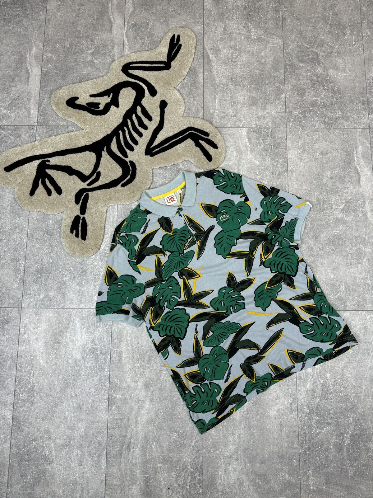 Lacoste × Vintage Mens Vintage Lacoste Live Polos luxury T-shirt tee art Size US XL / EU 56 / 4 - 1 Thumbnail