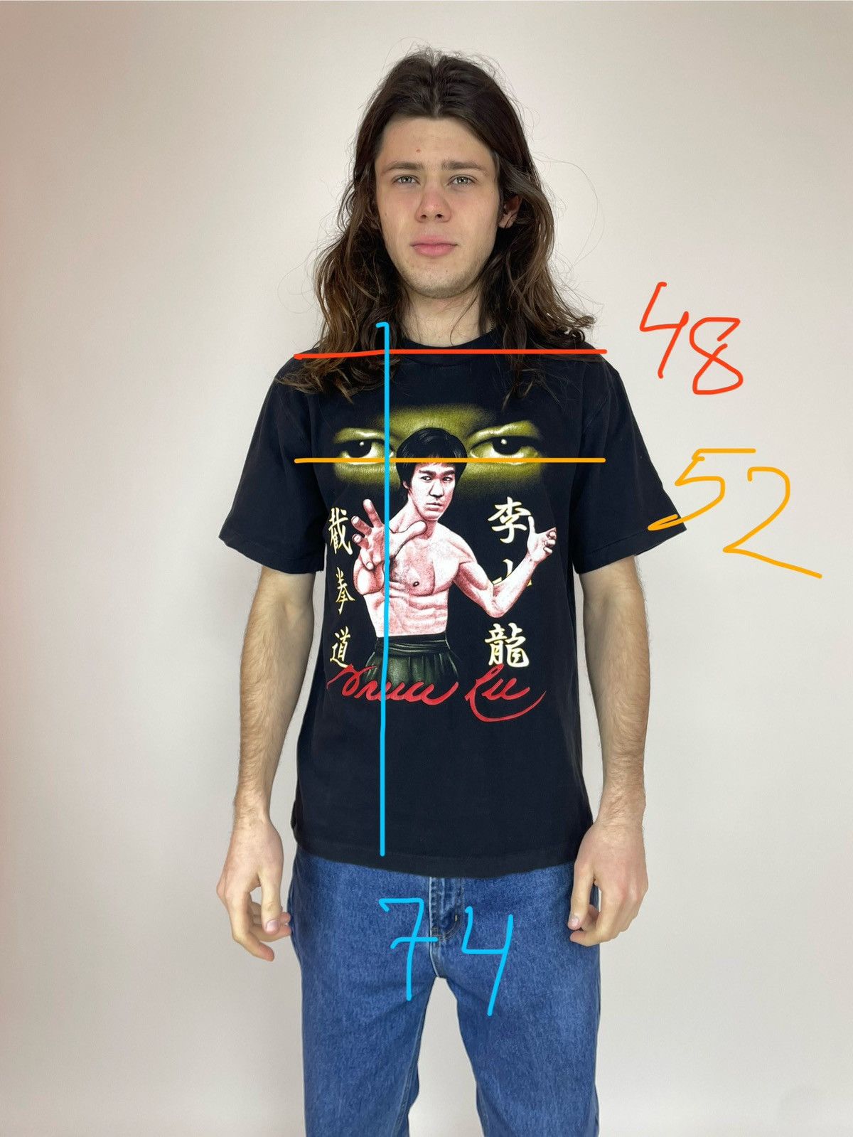 Vintage Vintage Bruce Lee Metal Heaven T-Shirt Size L Size US L / EU 52-54 / 3 - 11 Thumbnail