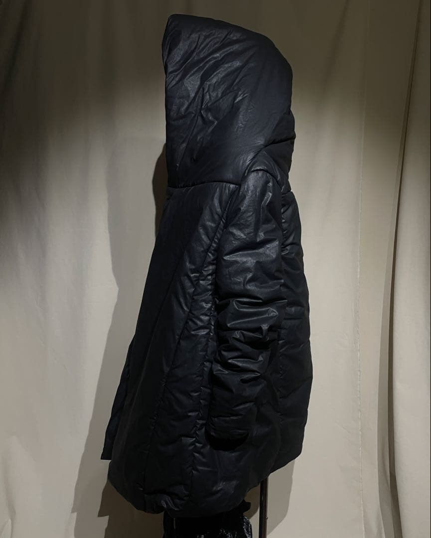 Barbara I Gongini Barbara I Gongini - ‘Coal MAN’ Coated Deformed Puffer Jacket Size US M / EU 48-50 / 2 - 6 Thumbnail