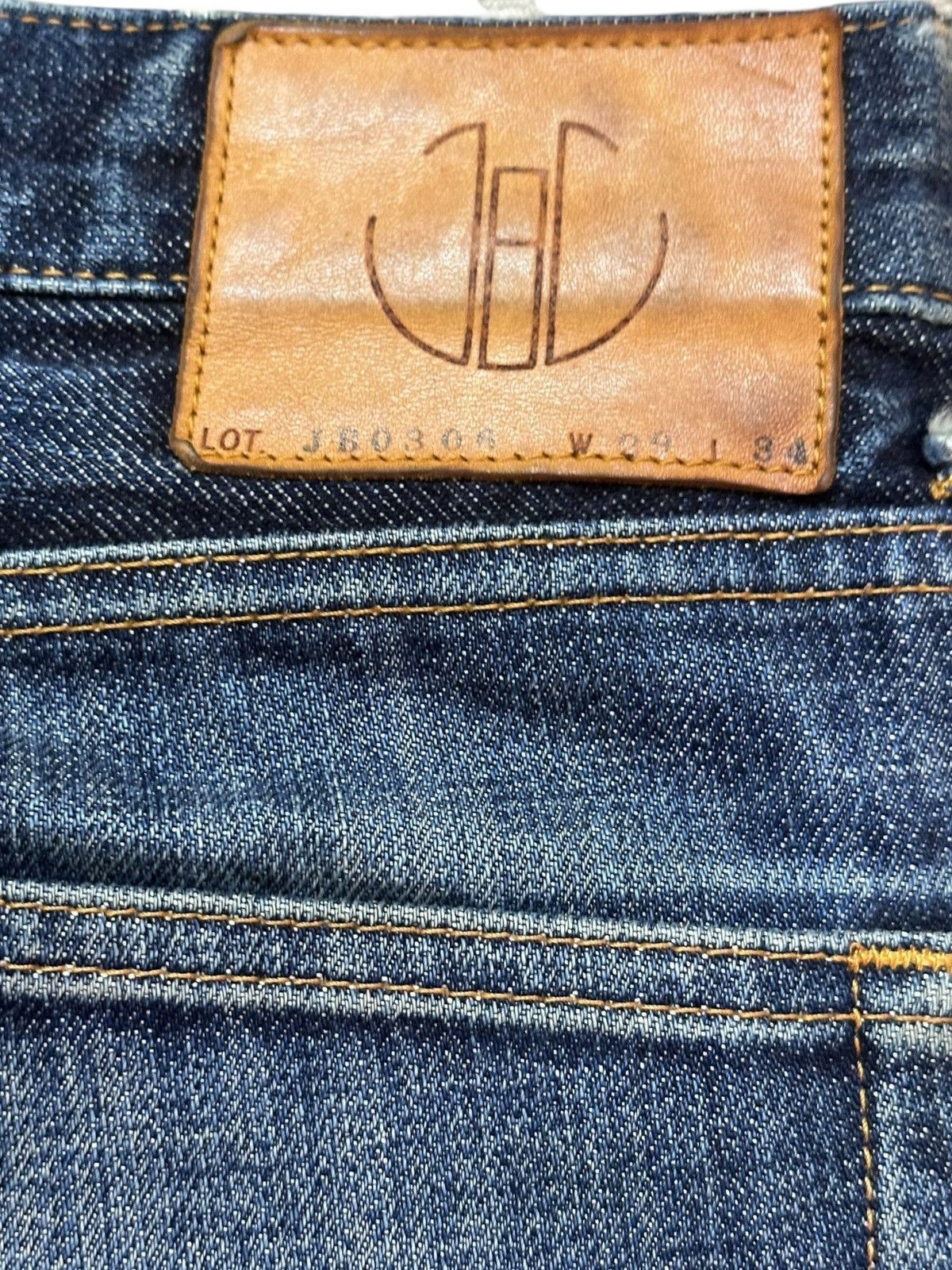 Japan Blue Vintage Japan Blue Jeans Selvedge Whiskers Grunge Denim Size US 30 / EU 46 - 8 Thumbnail