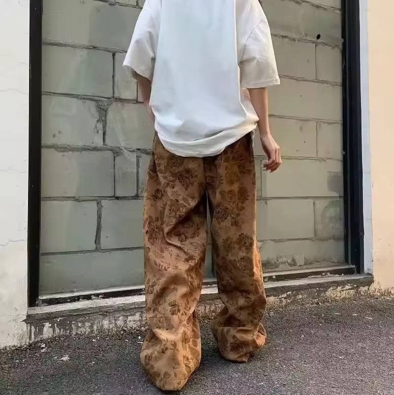 Japanese Brand × Vintage casual, very comfortable wide leg pants Size 35" - 5 Thumbnail