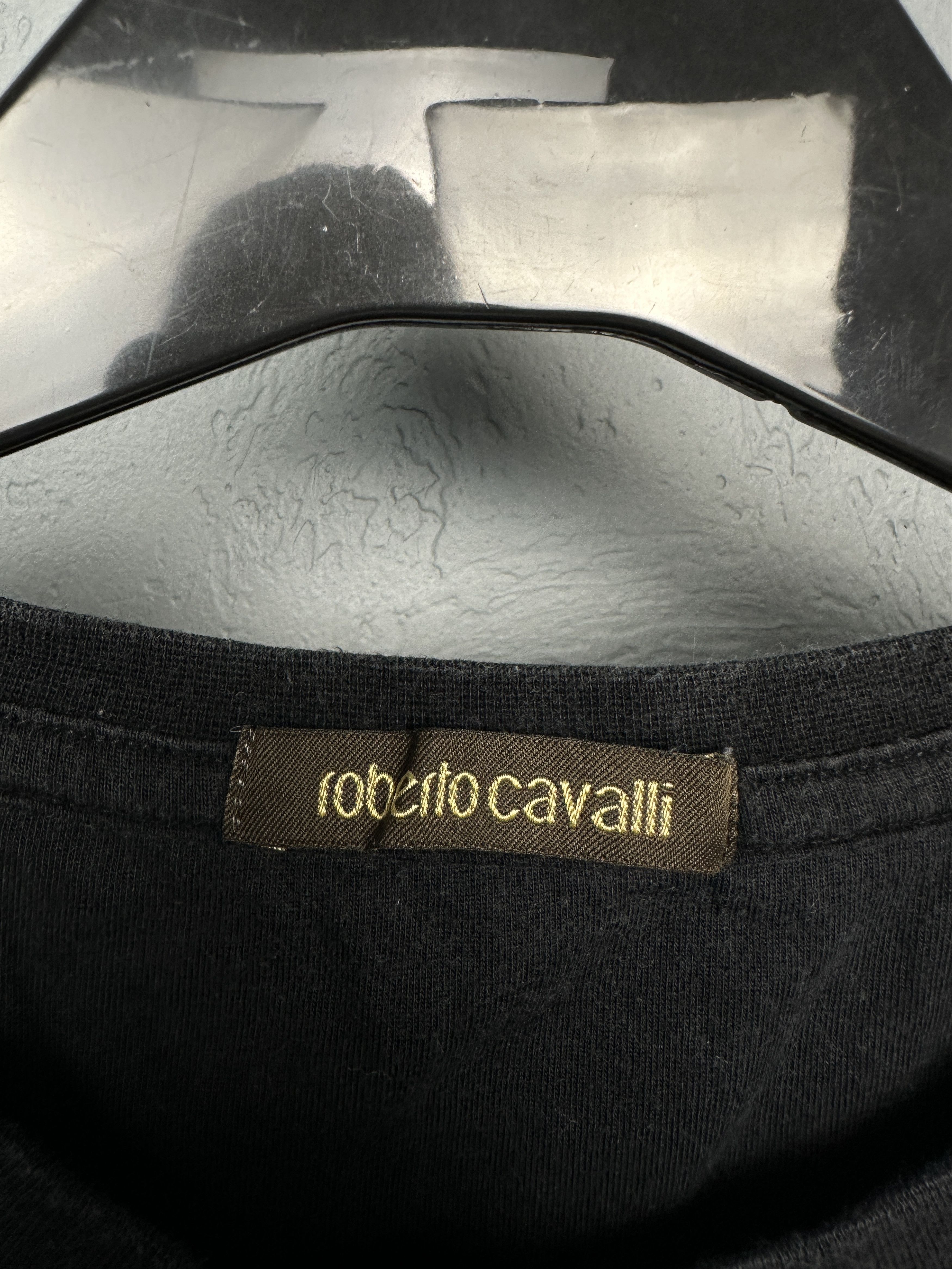 Roberto Cavalli Roberto Cavalli Mens T-Shirt Tee Size US XL / EU 56 / 4 - 4 Thumbnail