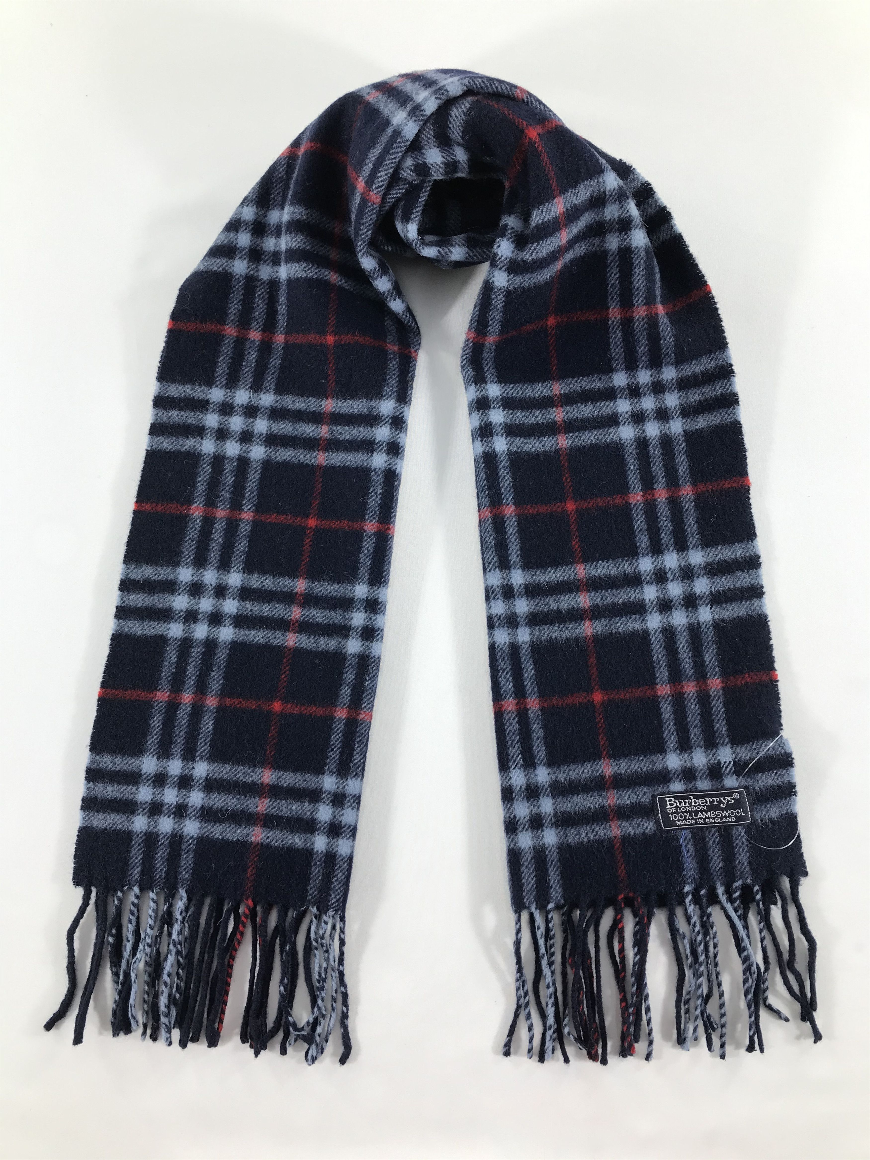 Burberry Vintage Burberry Scarf/Muffler/Neckwear MF1476 Size ONE SIZE - 1 Thumbnail