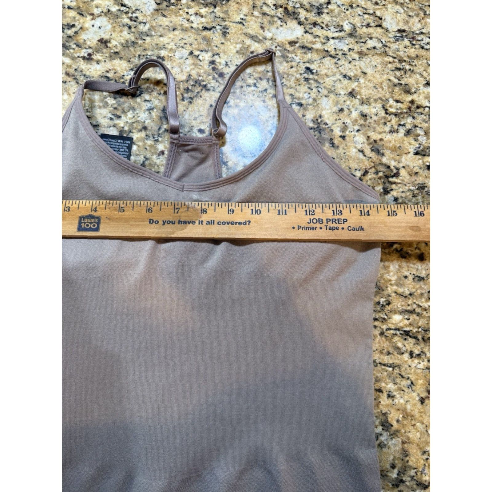 Victoria's Secret VINTAGE Victoria's Secret Pink Active Seamless Jumpsuit Brown Neutral Racerback M Beige Womens One-Piece Sleeveless Pullover Size 32" / US 10 / IT 46 - 7 Thumbnail