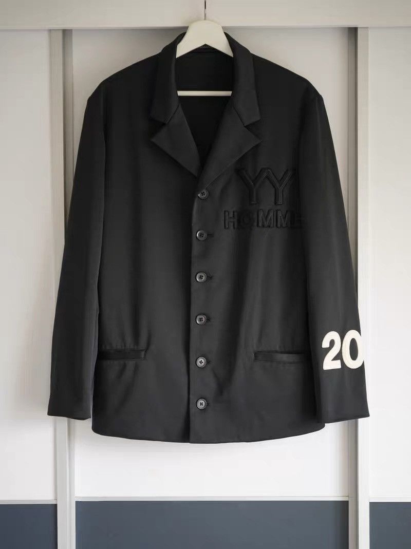 Yohji Yamamoto Yohji Yamamoto 03SS Number Embroidery Blazer Size 42L - 1 Thumbnail