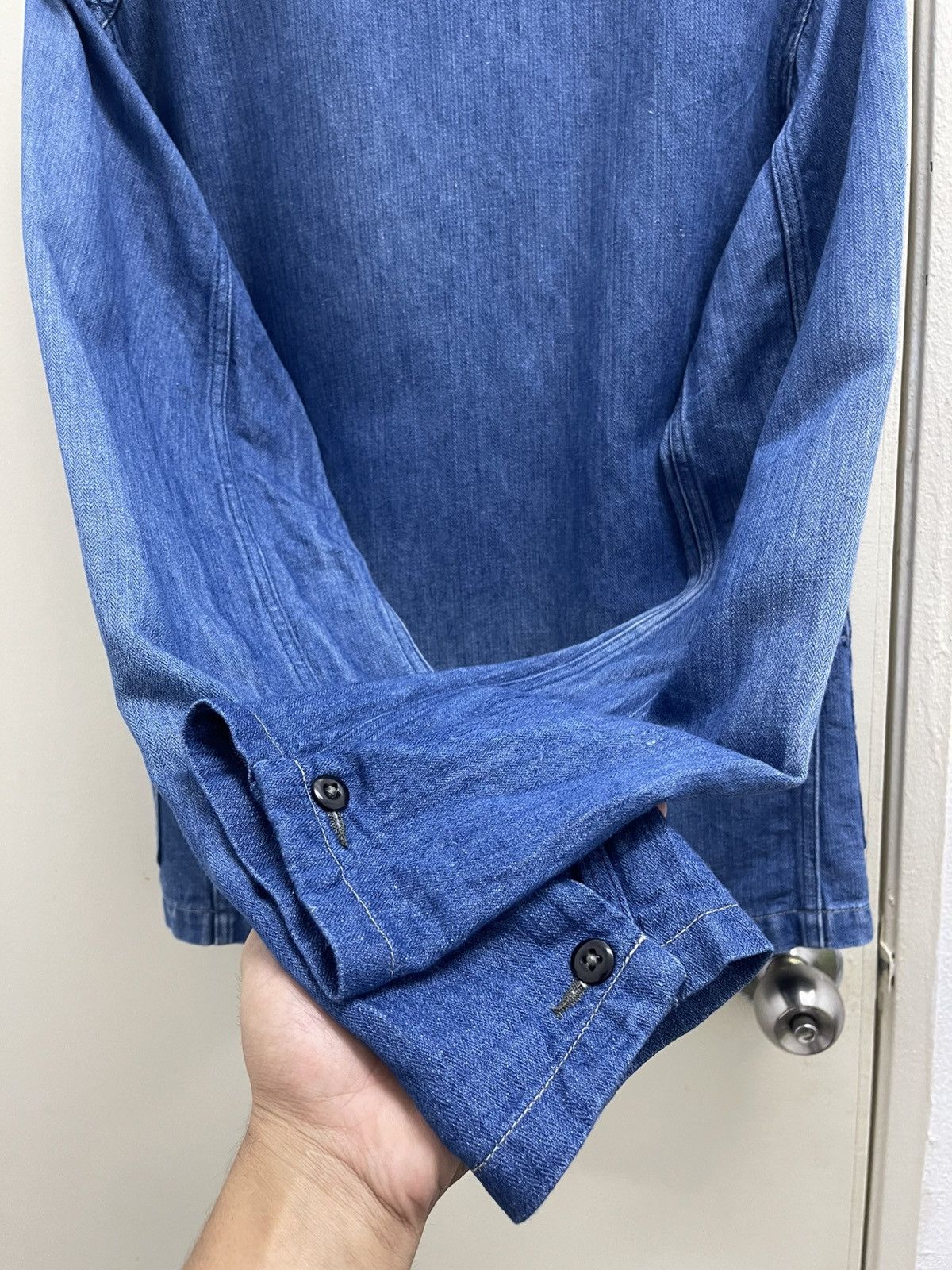 Blue Blue Japan Vintage Blue Blue Faded Denim Jacket Size US S / EU 44-46 / 1 - 15 Thumbnail