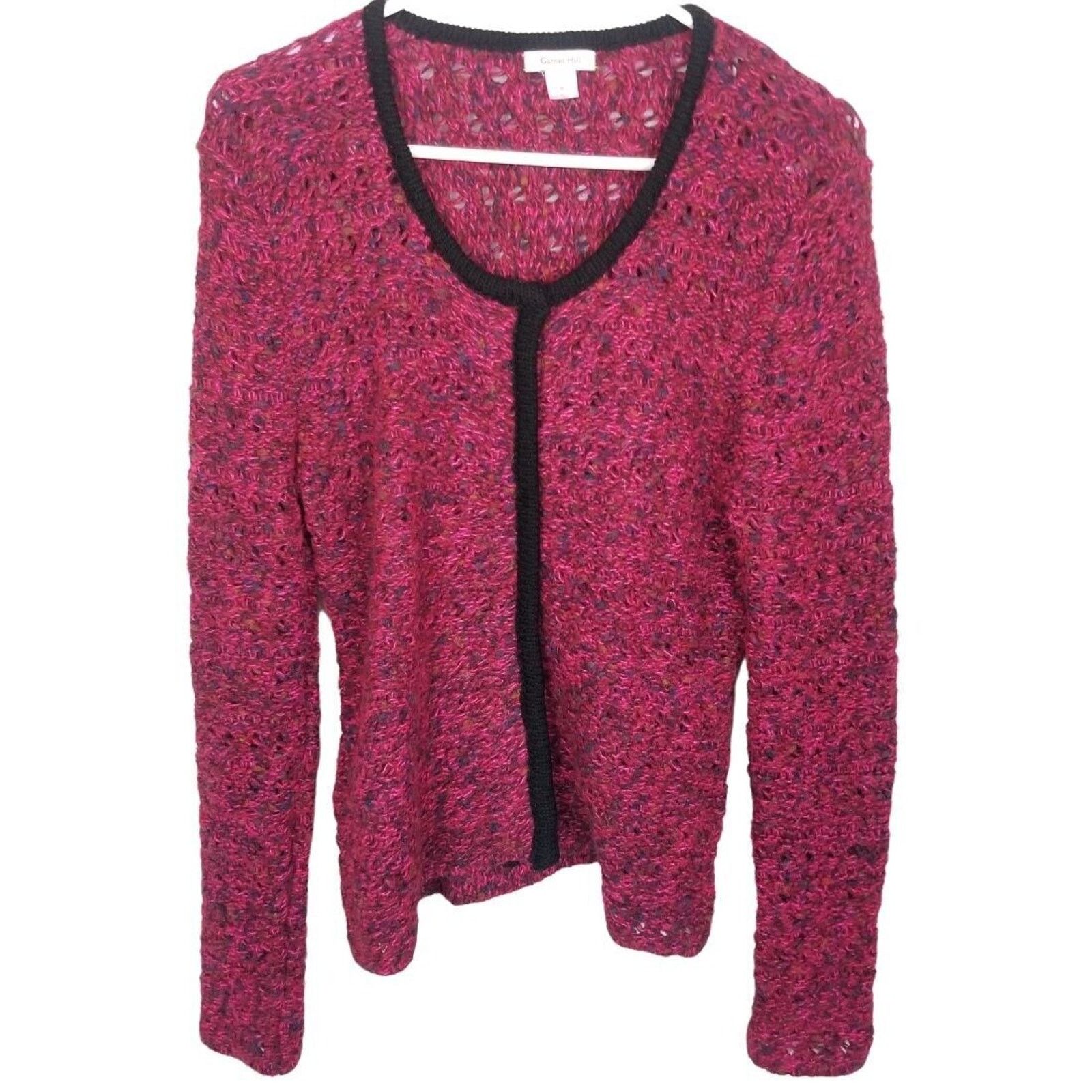 Arnette Garnet Hill Womens Wool Mohair Cardigan Sweater Snap Size M Size M / US 6-8 / IT 42-44 - 1 Thumbnail