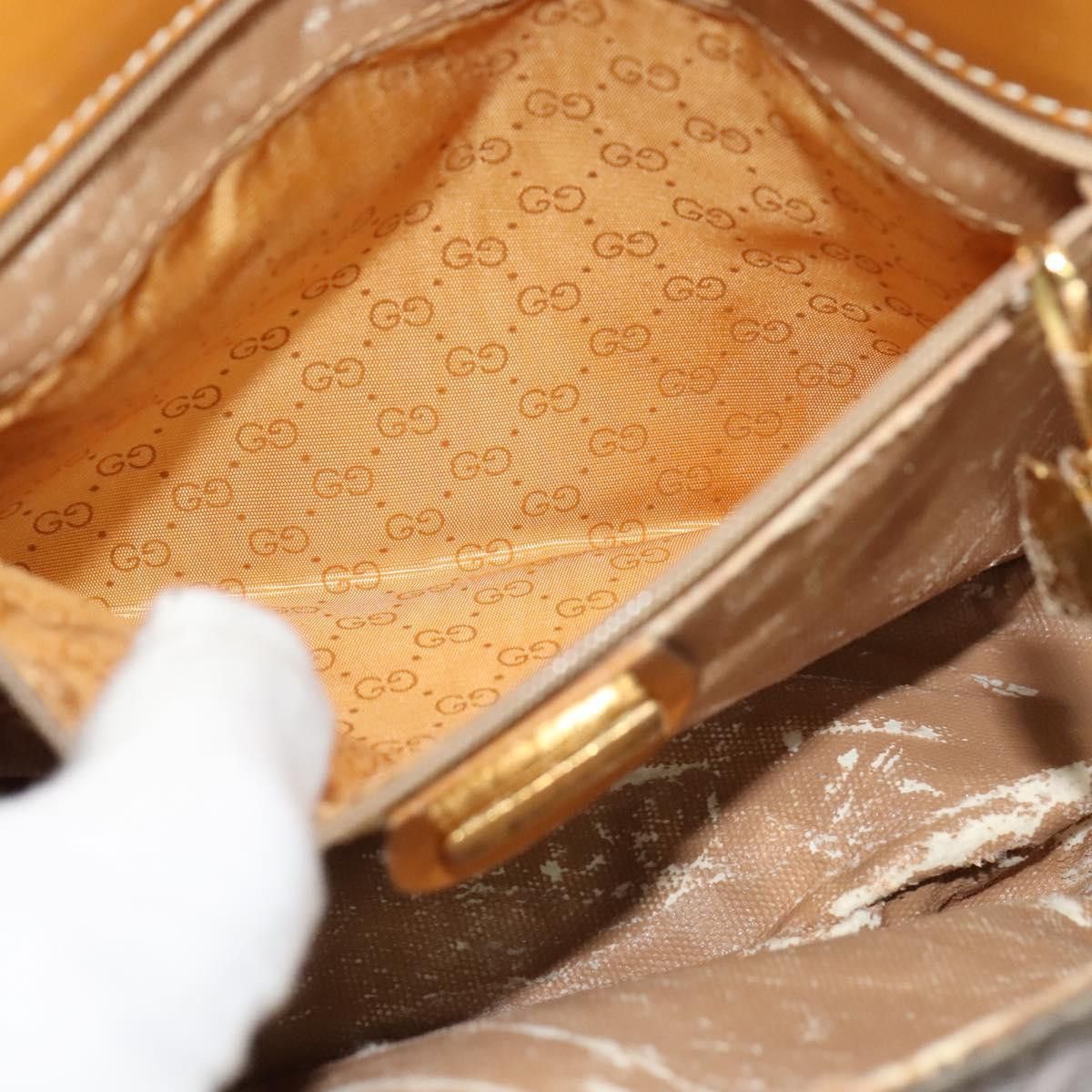 Gucci GUCCI Shoulder Bag Pvc Brown Gold 001 084 001 084 Size ONE SIZE - 19 Thumbnail