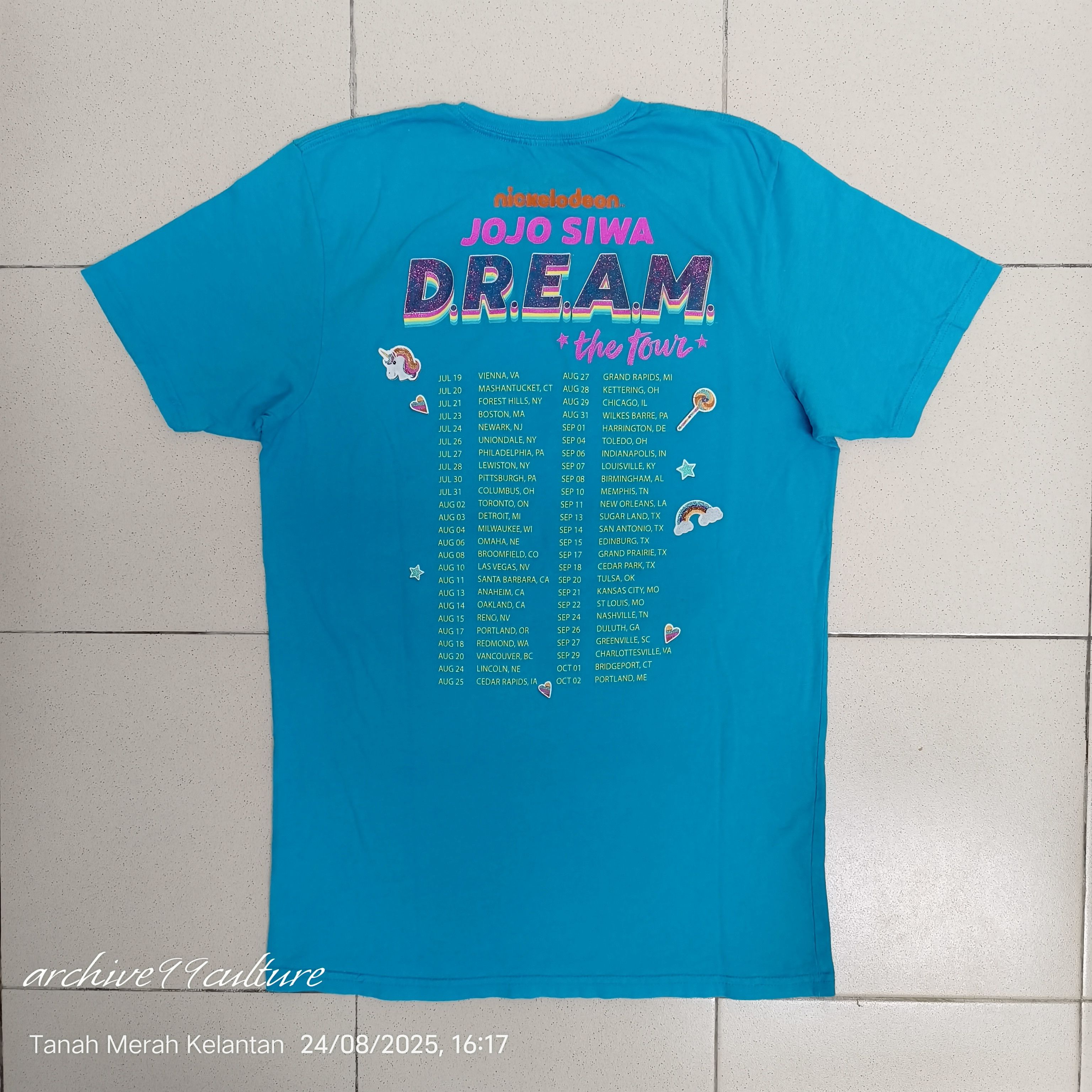 Nickelodeon 2019 Nickelodeon JOJO SINWA DREAM TOUR TEE Size US M / EU 48-50 / 2 - 2 Thumbnail