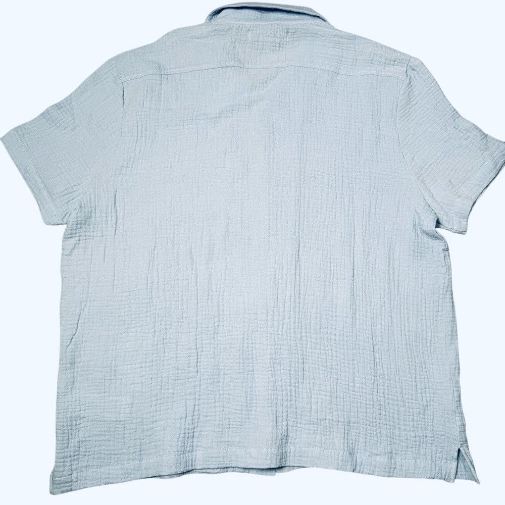Joe's NWT New $158 Joe's Cotton Gauze Camp Sky Blue Shirt Size XX Size US XXL / EU 58 / 5 - 3 Thumbnail
