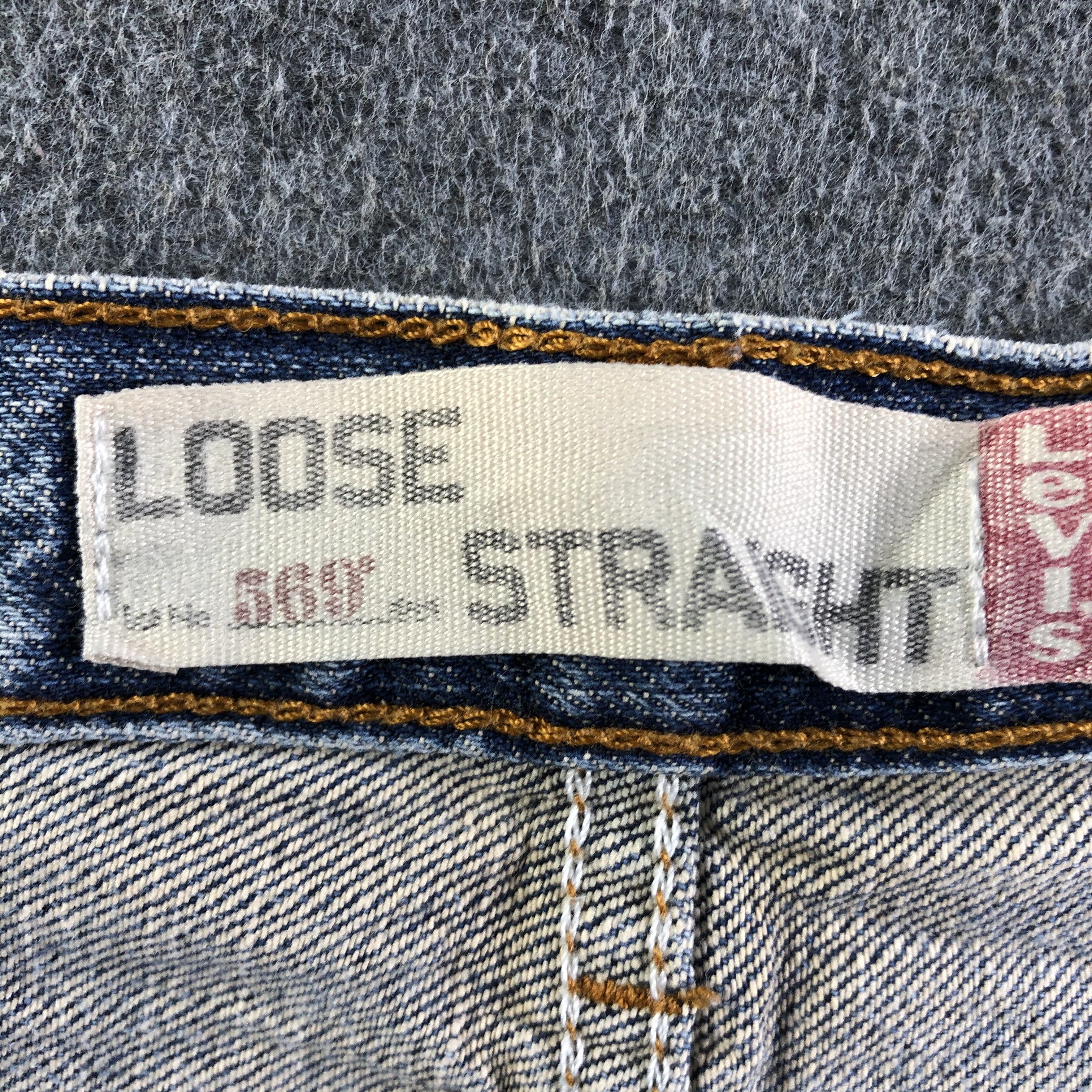 Levi's Vintage Levis 569 Jeans-J4385 Size US 35 - 12 Thumbnail