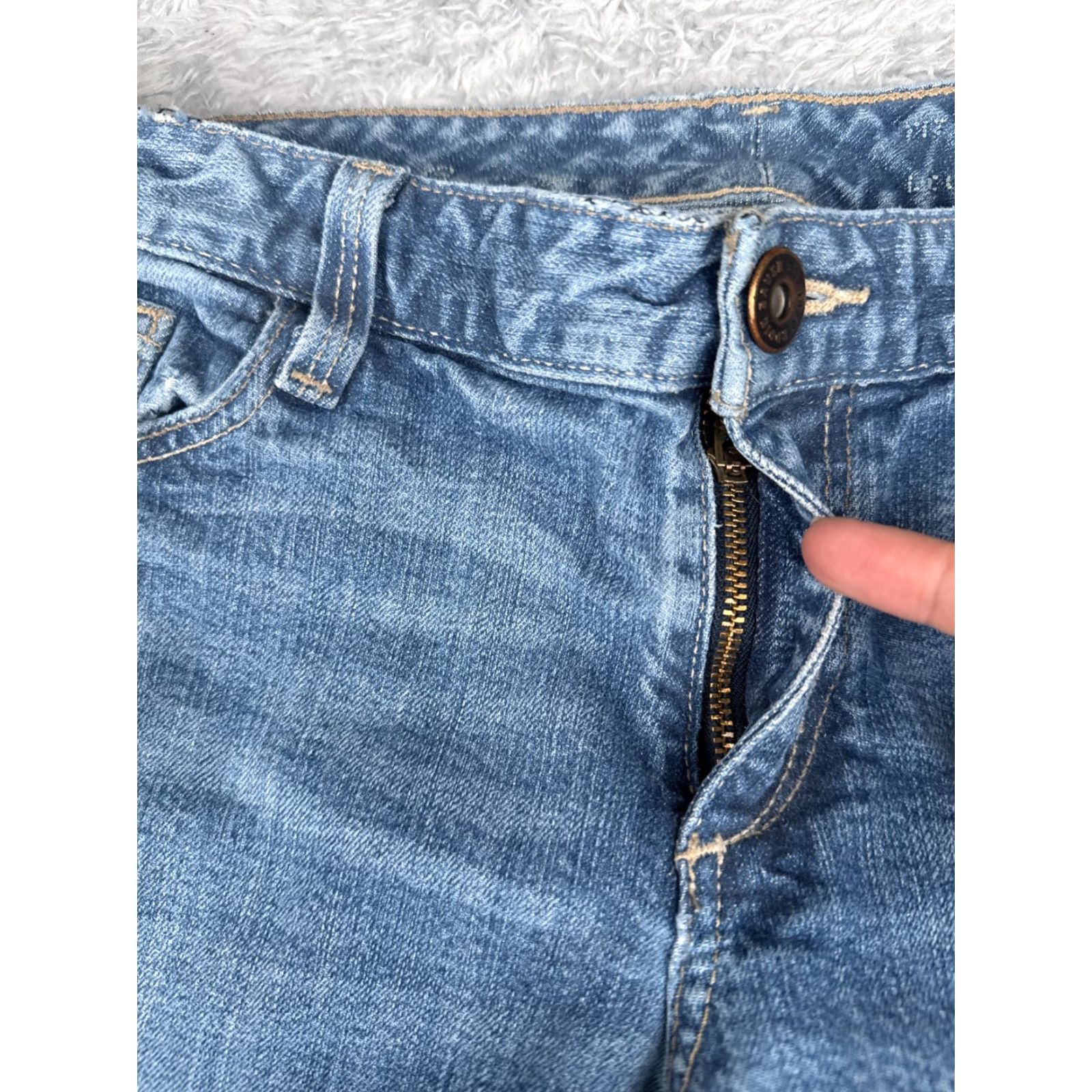 Eddie Bauer Eddie Bauer Jeans Womens 10 Bootcut Mid Rise Cotton Spandex Denim 31x27 Blue 5-Pocket Size 32" / US 10 / IT 46 - 5 Thumbnail