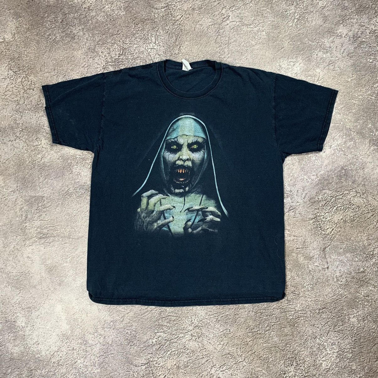 Vintage Vintage Y2K Horror Graphic Tee Sun Faded Grunge Dark Baggy L Size US L / EU 52-54 / 3 - 2 Thumbnail