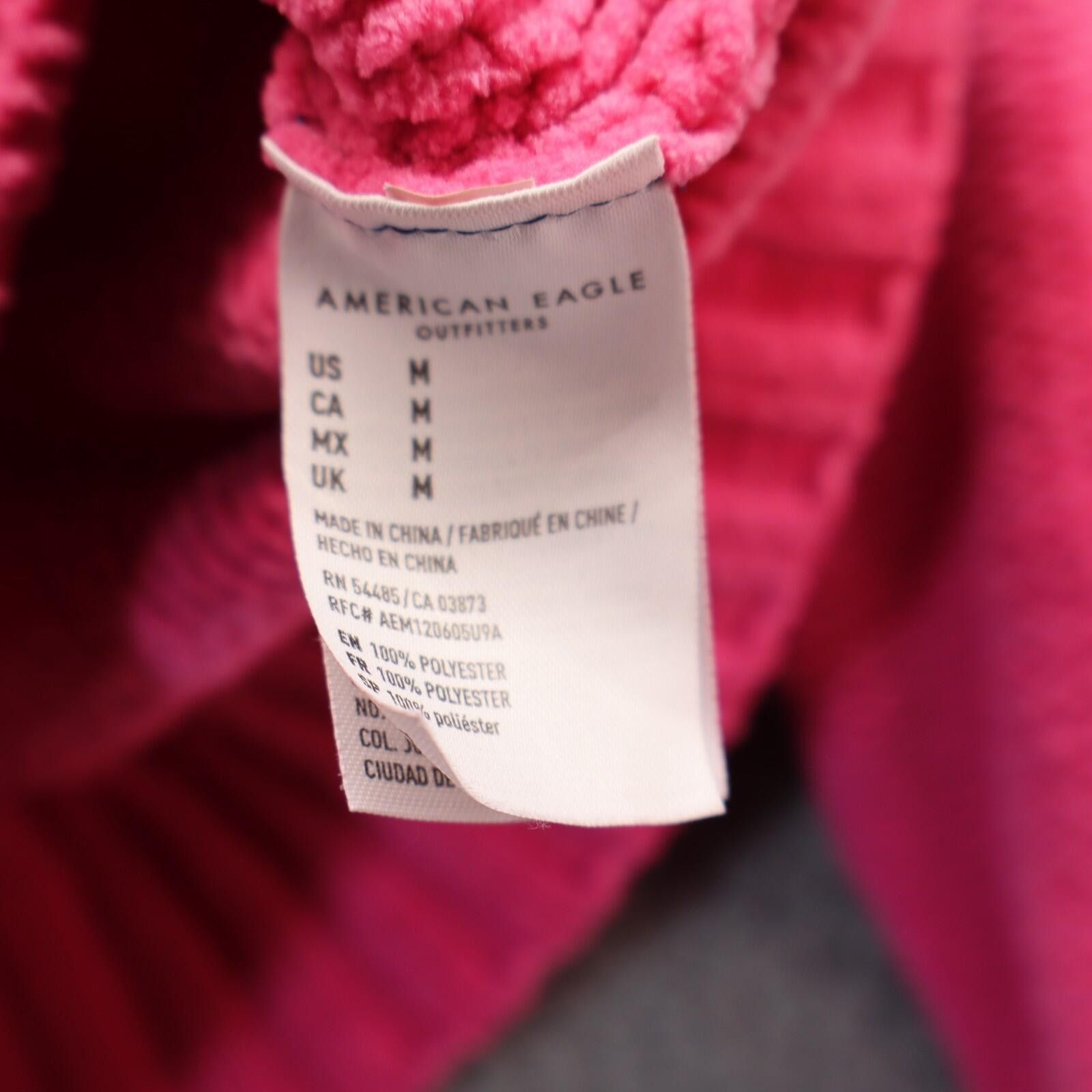 American Eagle Outfitters American Eagle Pink Heavy Cable Knit Crew Sweater Sz Medium Size US M / EU 48-50 / 2 - 6 Thumbnail