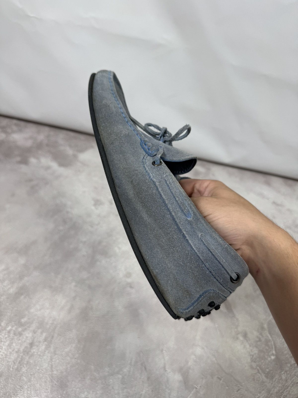 Tod's Tod's Distressed Suede Loafer Size US 7.5 / EU 40-41 - 8 Thumbnail