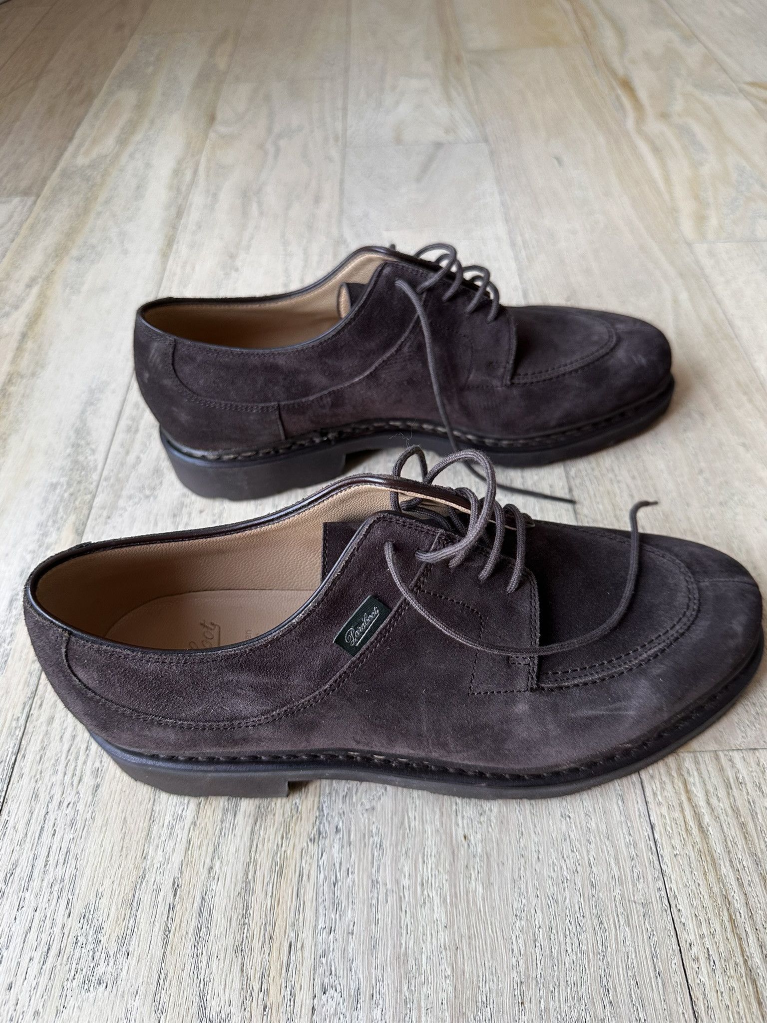 Paraboot Paraboot Avignon Griff II Velour Congo Chocolate Suede Shoes Size US 8 / EU 41 - 3 Thumbnail