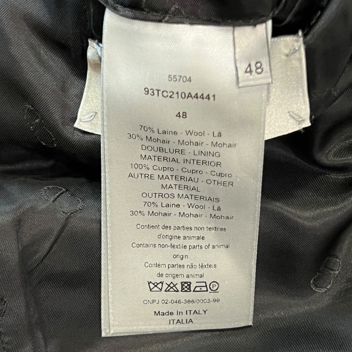 Dior DIOR MEN 2019AW by Kim Jones Peak Lapel Tailored Jacket Size US M / EU 48-50 / 2 - 8 Thumbnail