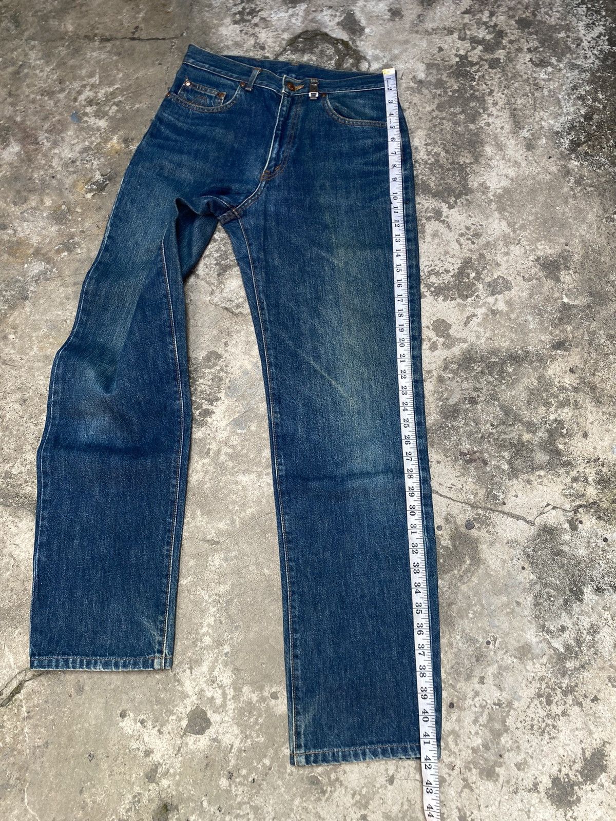 Kenzo Kenzo Made In Japan Blue Barrel Jeans Size US 30 / EU 46 - 14 Thumbnail