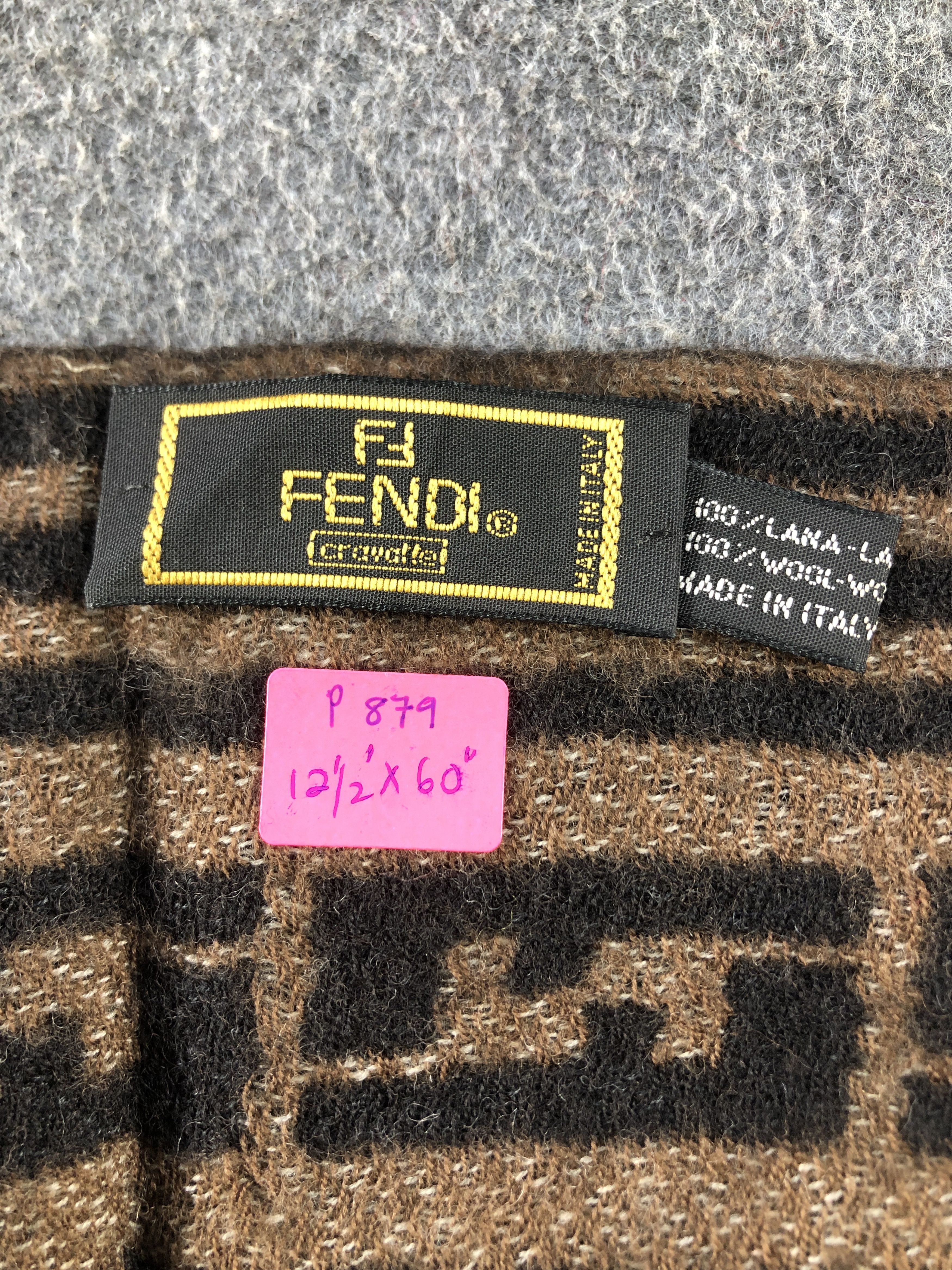 Fendi Fendi Scarf / Muffler / Neckwear P879 Size ONE SIZE - 5 Thumbnail