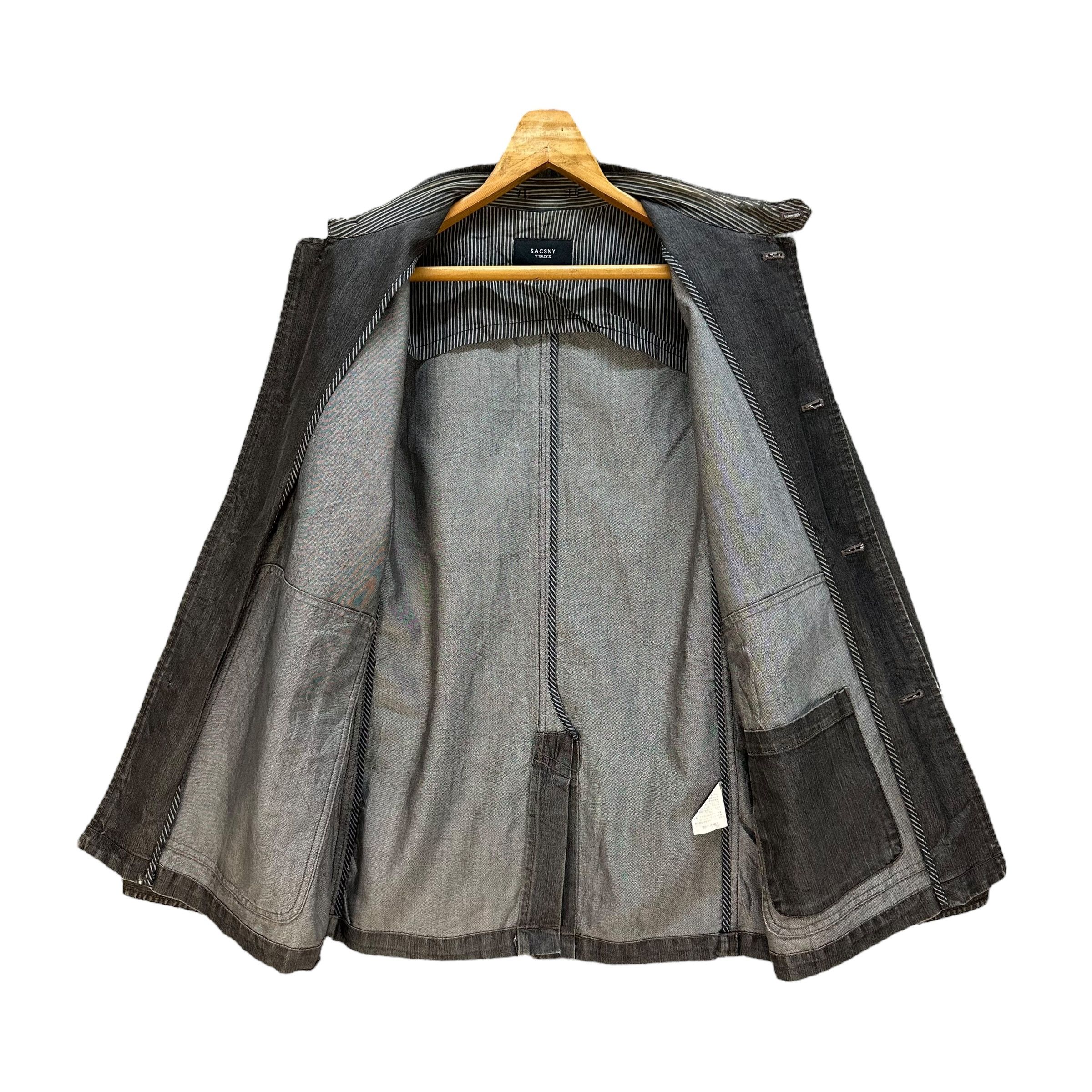 Yohji Yamamoto SACSNY Y’SACCS Vintage Work Denim Jacket #71-1431 Size US M / EU 48-50 / 2 - 7 Thumbnail