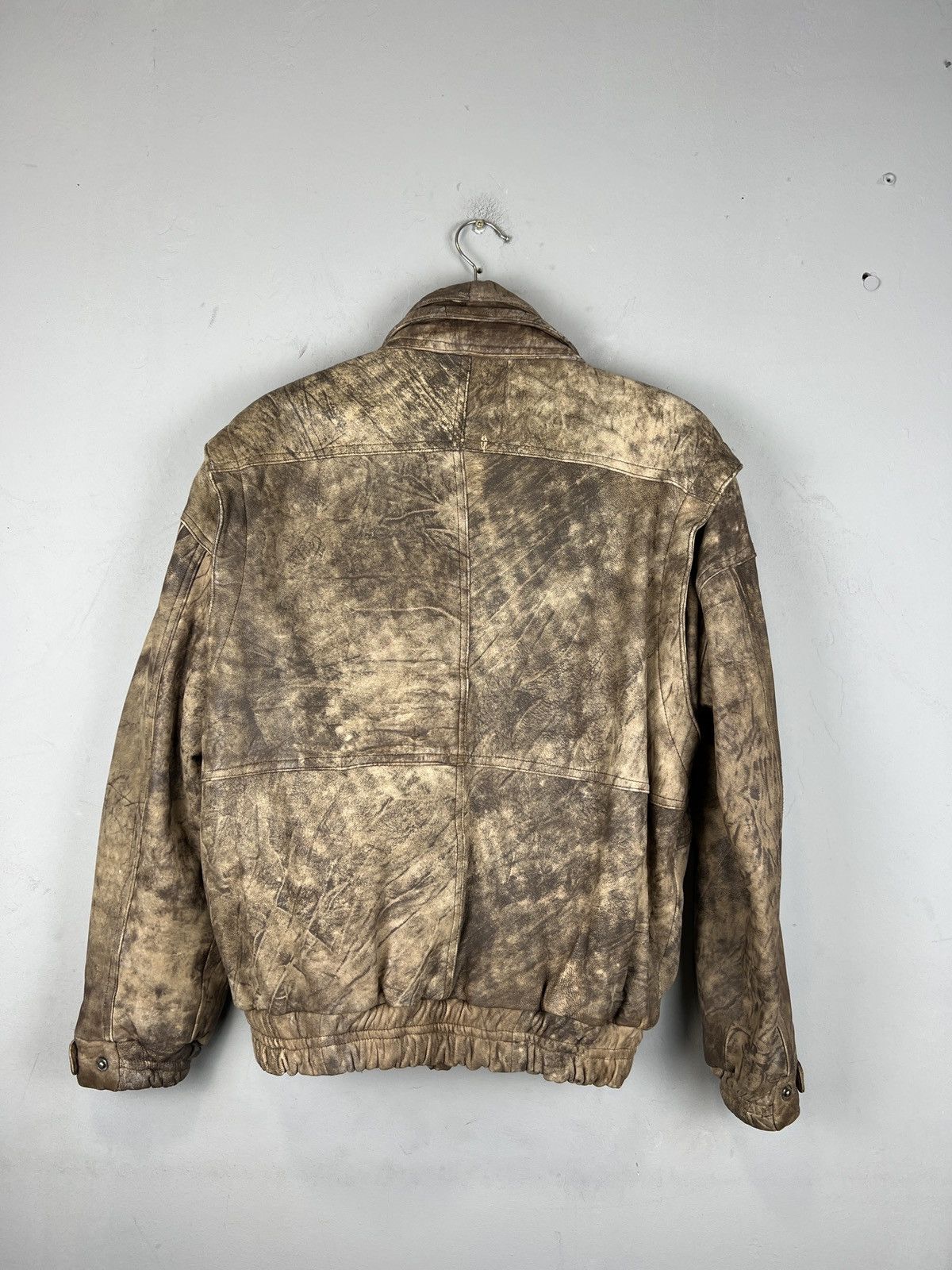 Vintage Vintage Multi pocket Camo Leather Jacket G2 style Size US L / EU 52-54 / 3 - 13 Thumbnail