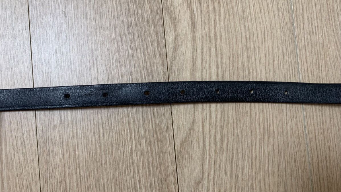Marc Jacobs Marc Jacobs Black Skinny Belt Rare Size 30 - 10 Thumbnail
