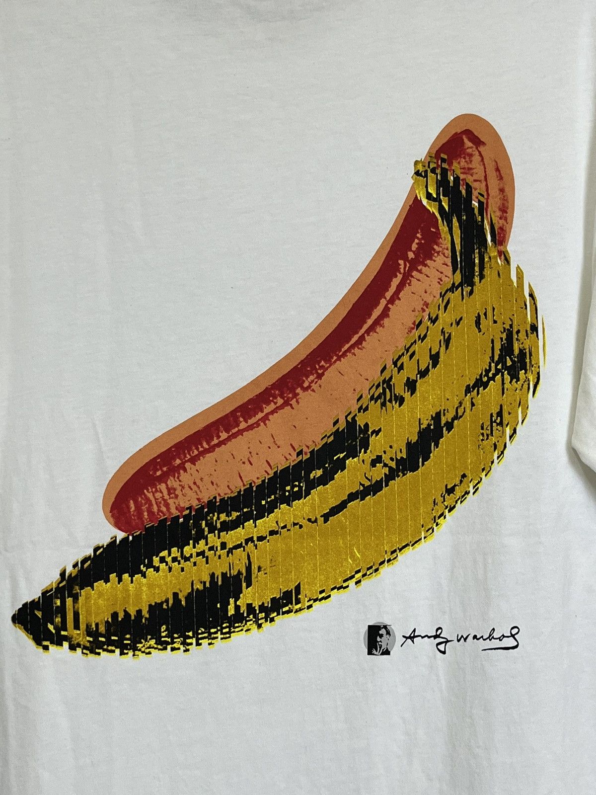 Andy Warhol × Uniqlo UNIQLO X ANDY WARHOL X KOSUKE KAWAMURA BANANA ART TEE SHIRT Size US XL / EU 56 / 4 - 4 Thumbnail