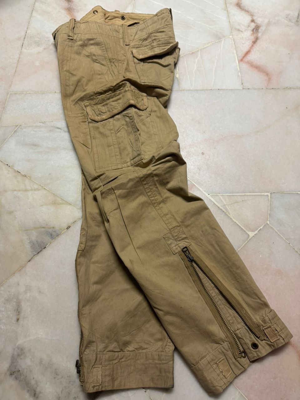 Abercrombie & Fitch Vintage Abercrombie And Fitch Tactical Military Cargo Zipper Size US 31 - 13 Thumbnail