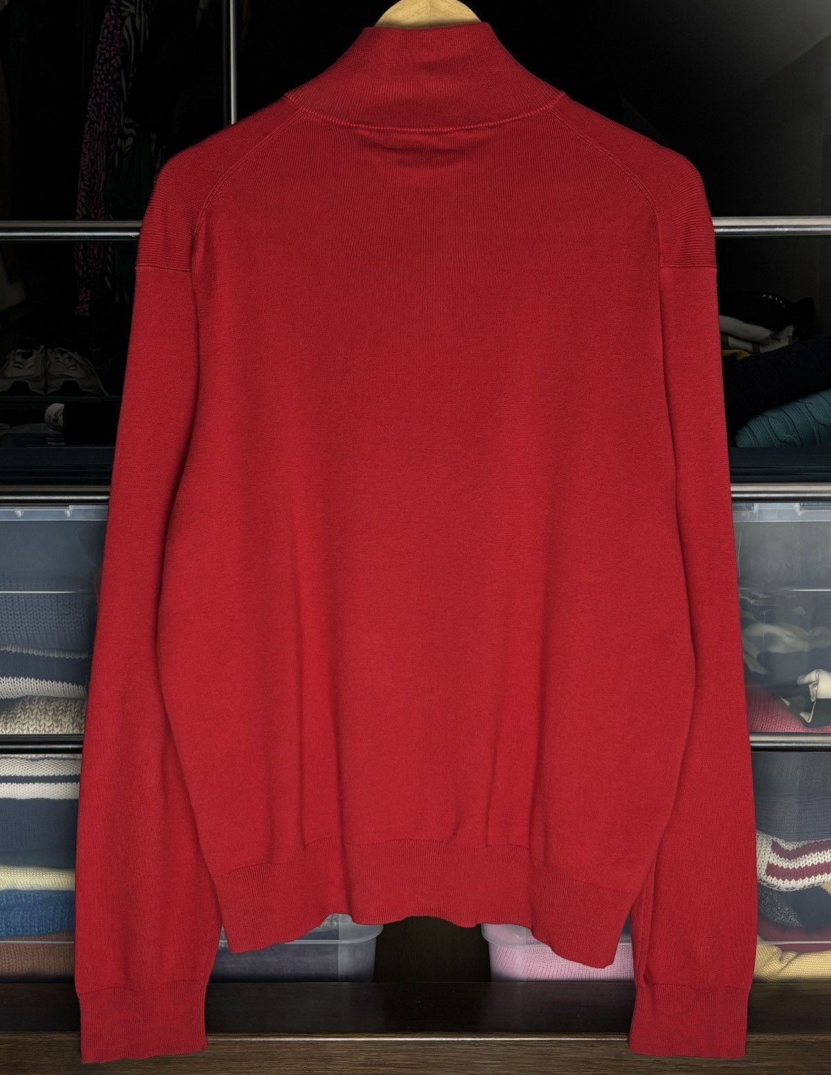 Polo Ralph Lauren Polo Ralph Lauren Pima Cotton Half Zip Sweater Size US L / EU 52-54 / 3 - 6 Thumbnail