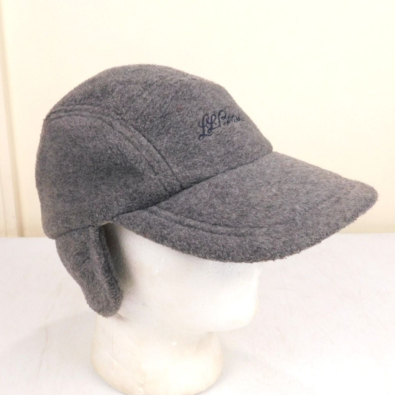 L.L. Bean LL Bean Trapper Fleece Hat Strap Back Side Flaps Gray Size M Size ONE SIZE - 1 Thumbnail