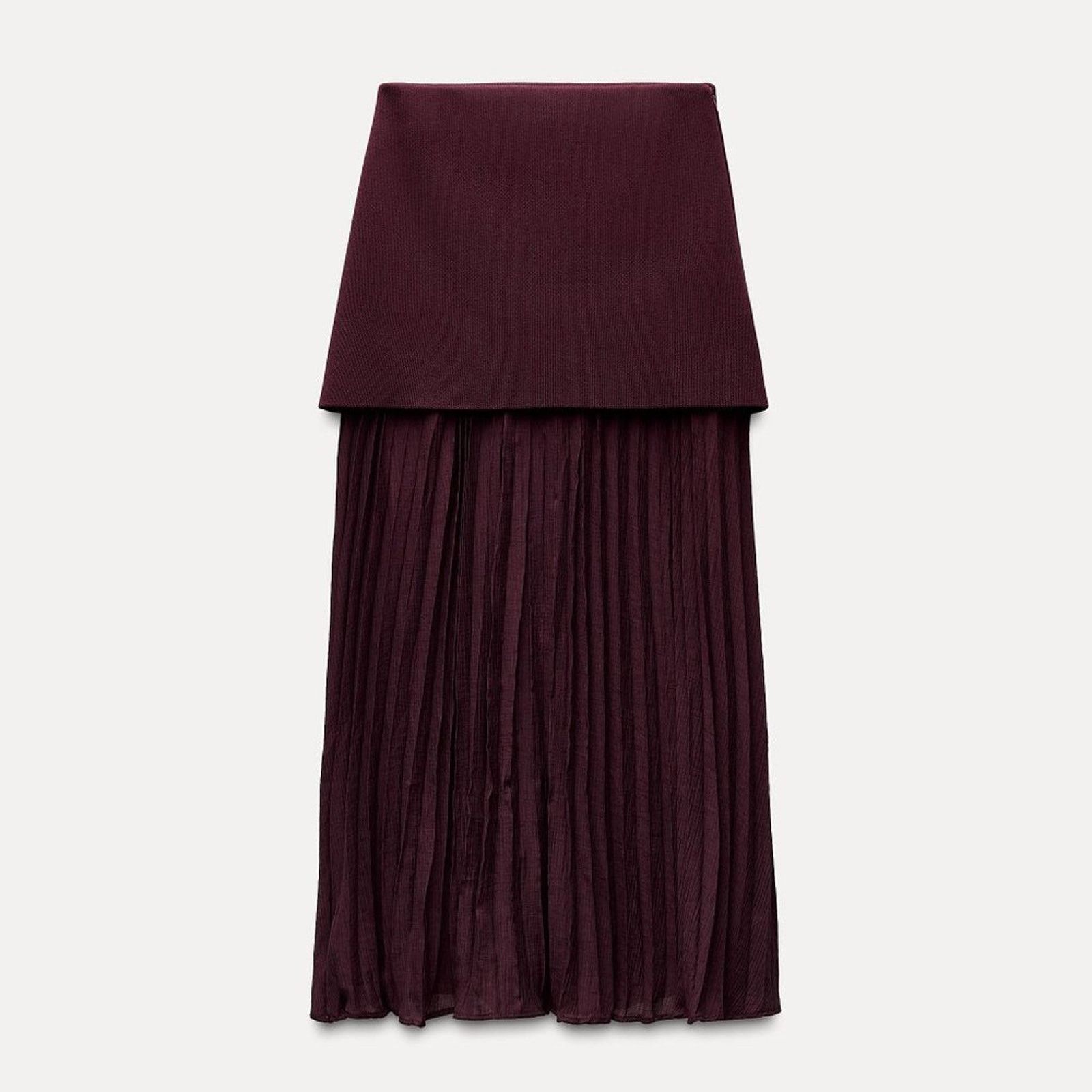 Zara ZARA High-Waisted Pleated Skirt NWT Size 30" / US 8 / IT 44 - 16 Thumbnail