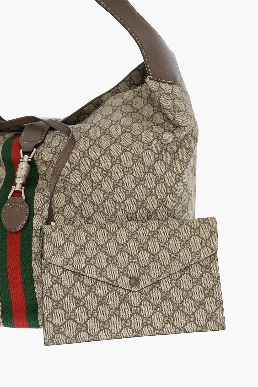Gucci o1mm0326 Size: OS / GG Supreme Fabric Shoulder Bag in Beige Size ONE SIZE - 5 Thumbnail