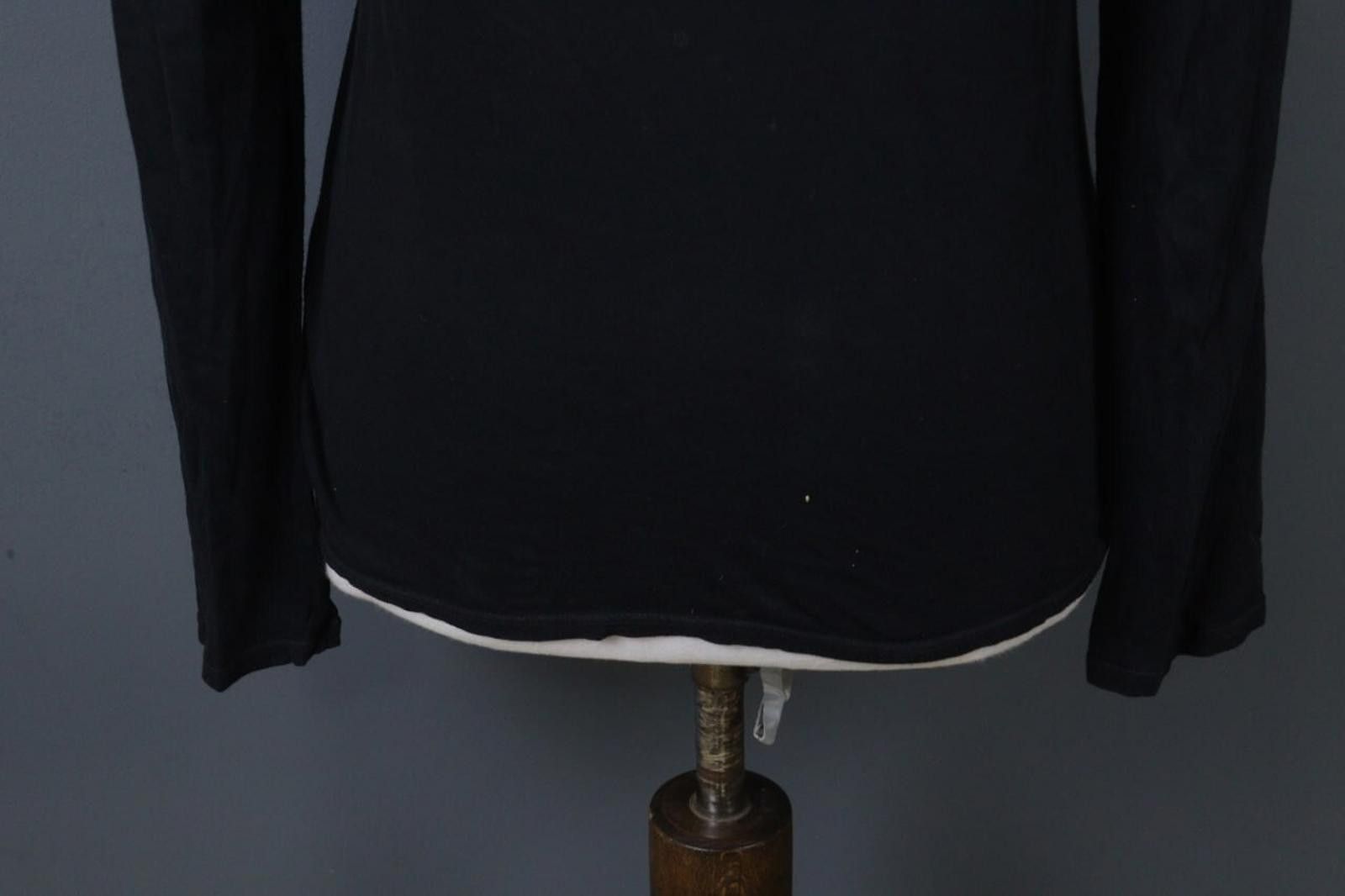 James Perse James Perse Black Cotton Scoop Neck Blouse Top Size 3 Size M / US 6-8 / IT 42-44 - 11 Thumbnail