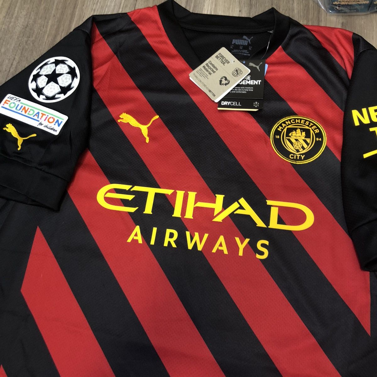 Puma Manchester City 22/23 C/L away shirt #20 Bernardo (Bnwt) Size US XL / EU 56 / 4 - 3 Thumbnail