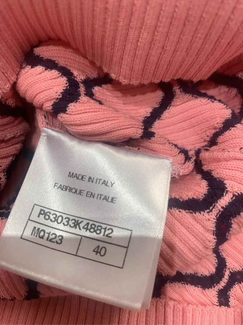 Chanel Chanel Pink diamond checkered short sleeves Size S / US 4 / IT 40 - 4 Thumbnail