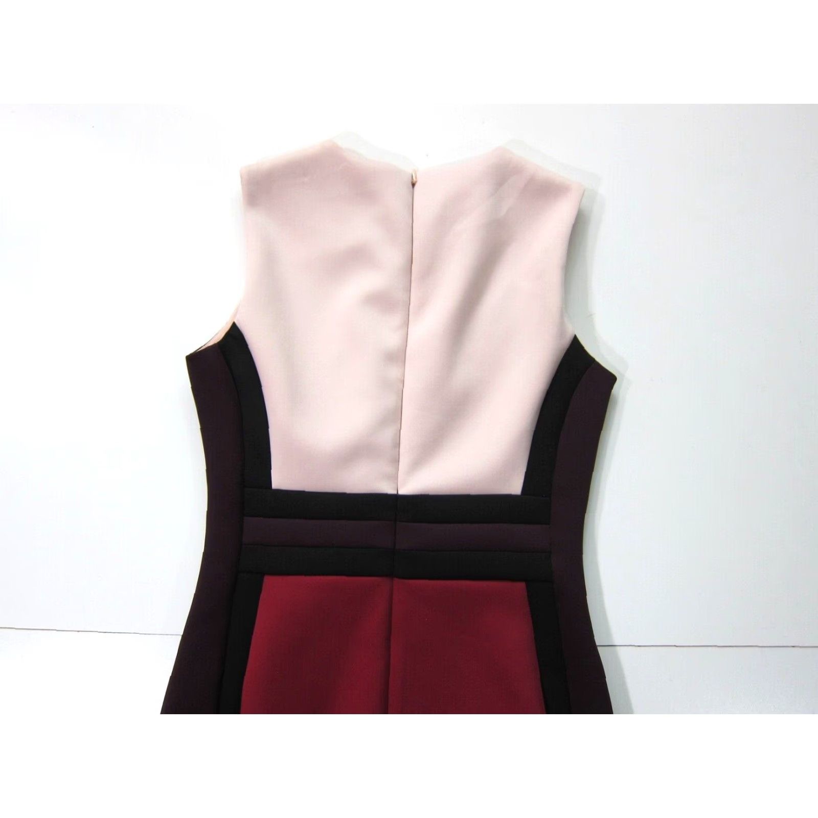 Calvin Klein Calvin Klein Dress Women Sleeveless Pink Black Stretch Fitted Pencil Straight Midi 4"} Size S / US 4 / IT 40 - 4 Thumbnail