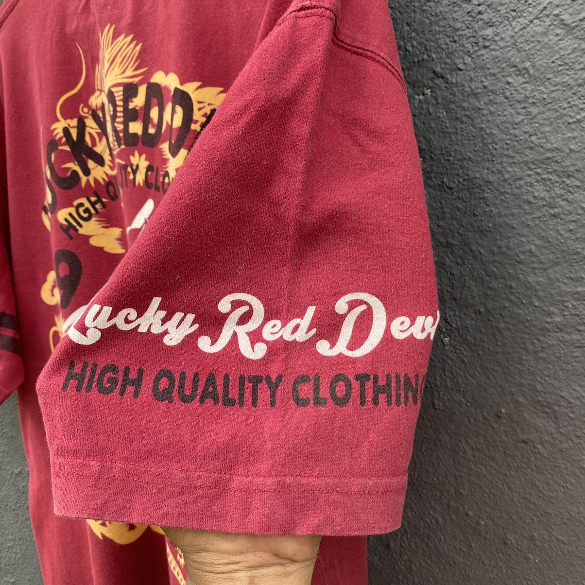 Tedman Vintage Faded Y2K Ted Company Lucky Red Devil ERD GRUNGE TEE Size US XL / EU 56 / 4 - 5 Thumbnail