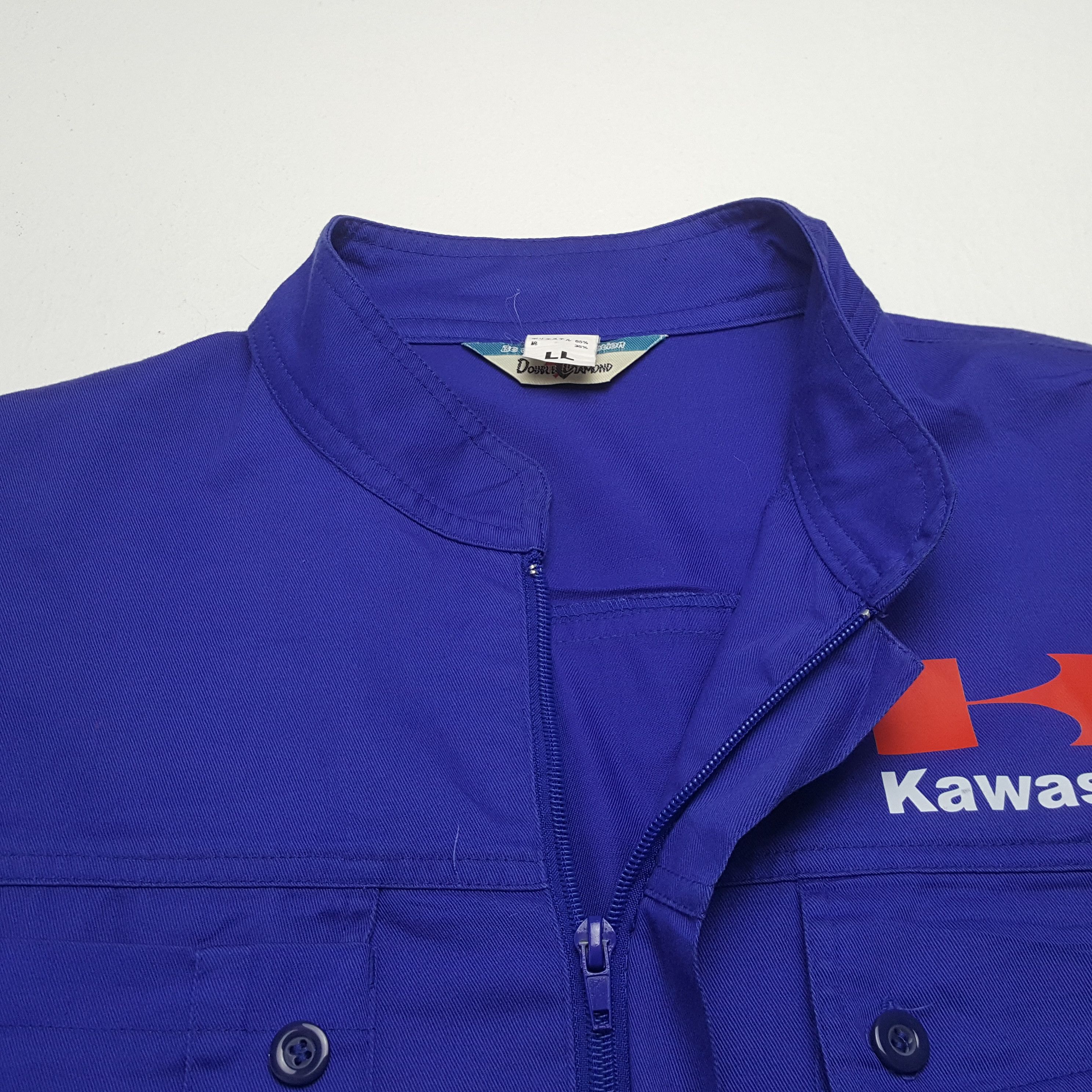 ICON Motorsports Vintage Kawasaki Japan Motorsport Racing Coverall C310N1 Size US L / EU 52-54 / 3 - 9 Thumbnail