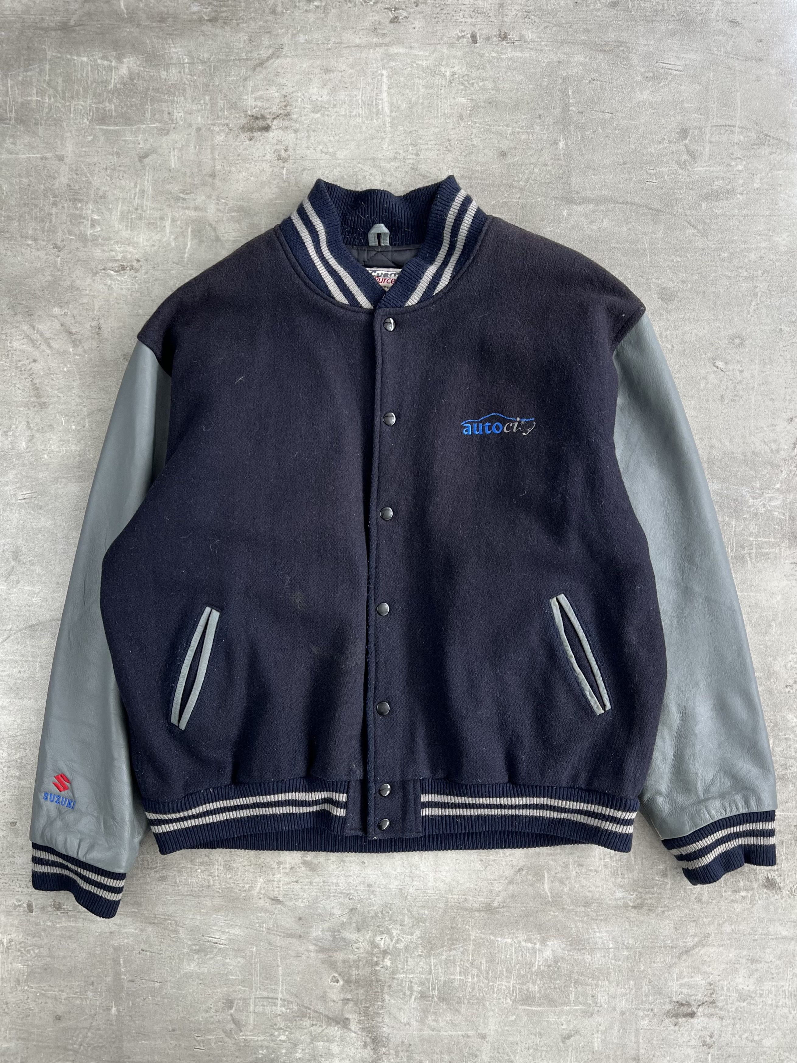 PURCELLS VARSITY JACKET MADE IN CALIFORNIA BLACK