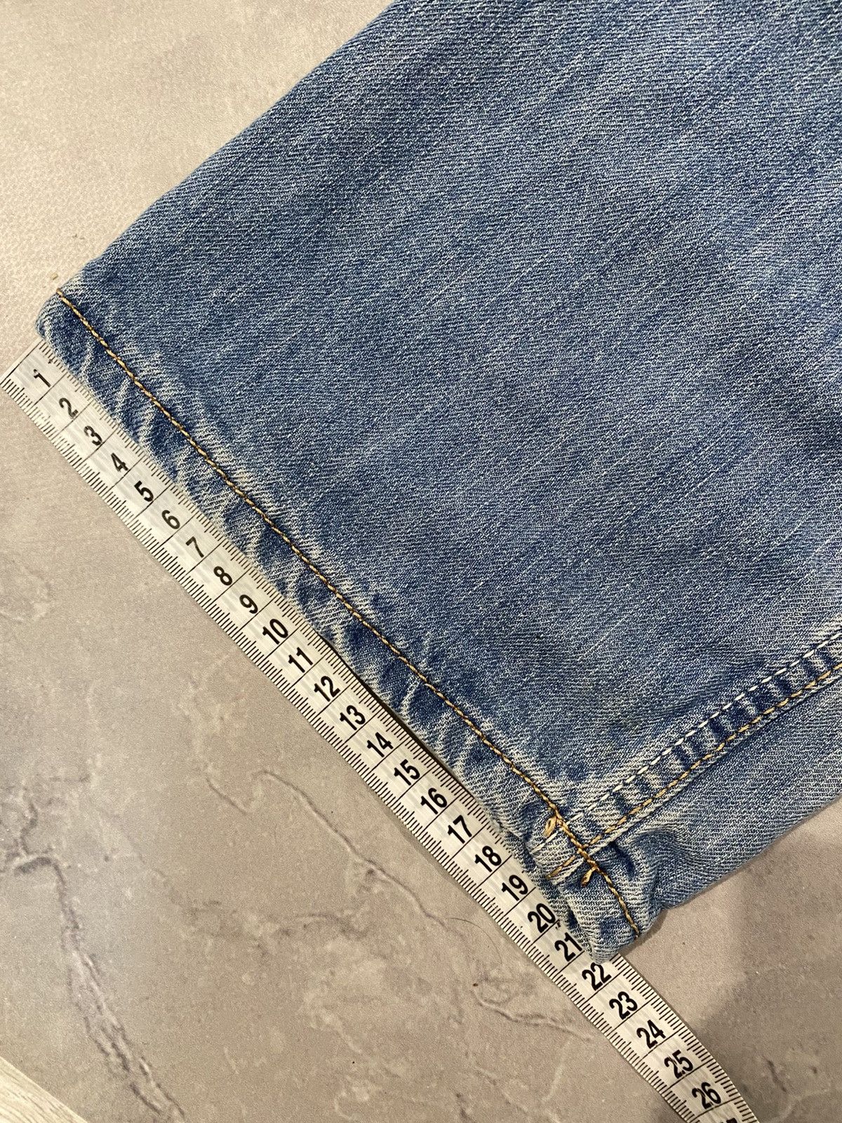 Armani RARE Distressed Armani Jean /Washed Vintage Size US 38 / EU 54 - 2 Thumbnail