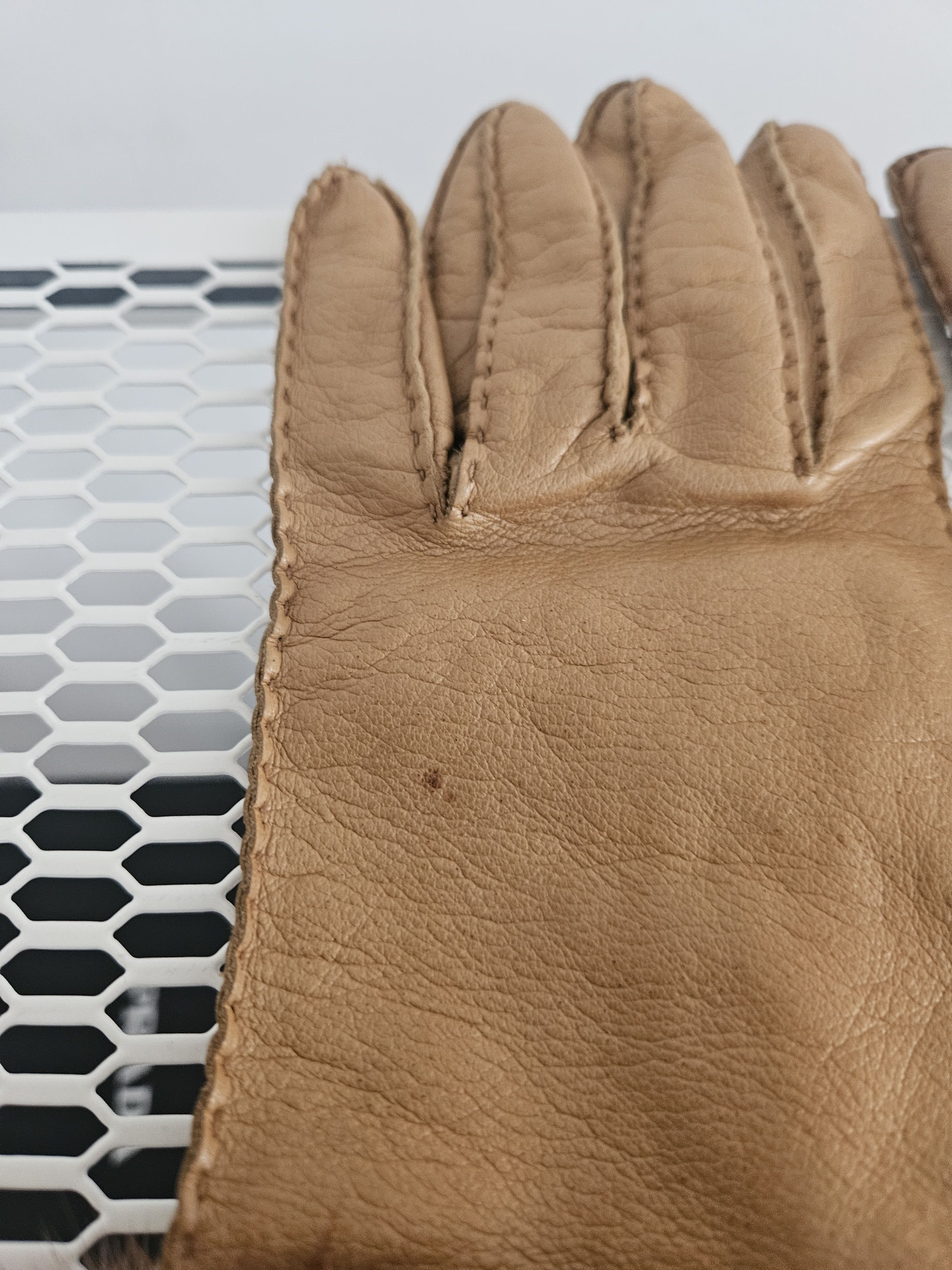 Prada Prada lambskin and mink fur gloves Size ONE SIZE - 5 Thumbnail