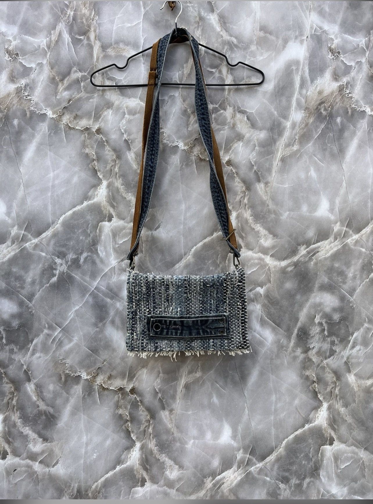 Vintage Diesel Style Distressed Japanese Crossbag