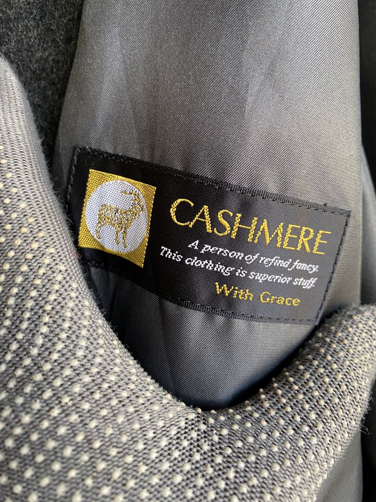 Japanese Brand Field House Cashmere Blend Wool Coat Dark Grey Outerwear Size US M / EU 48-50 / 2 - 16 Thumbnail