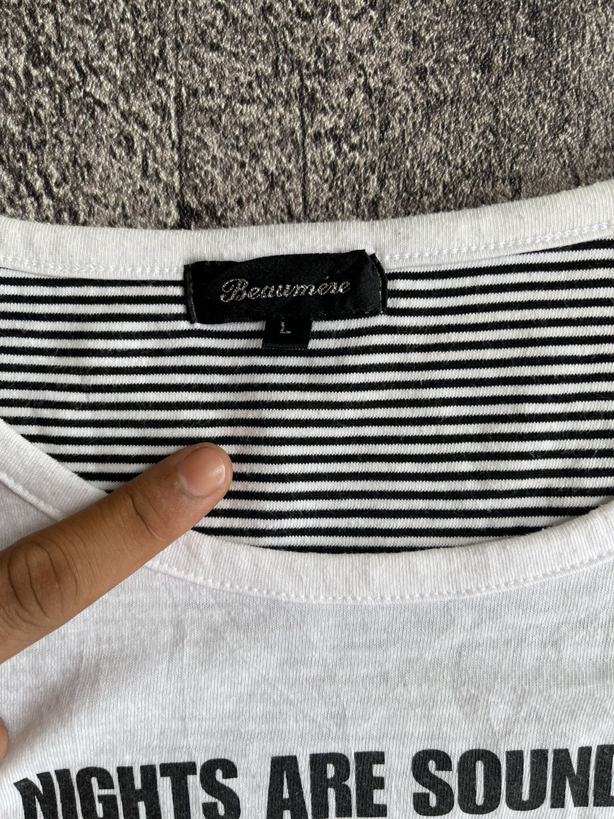 Japanese Brand Y2K Beaumere ifsixwasnine long sleeve Size US L / EU 52-54 / 3 - 5 Thumbnail