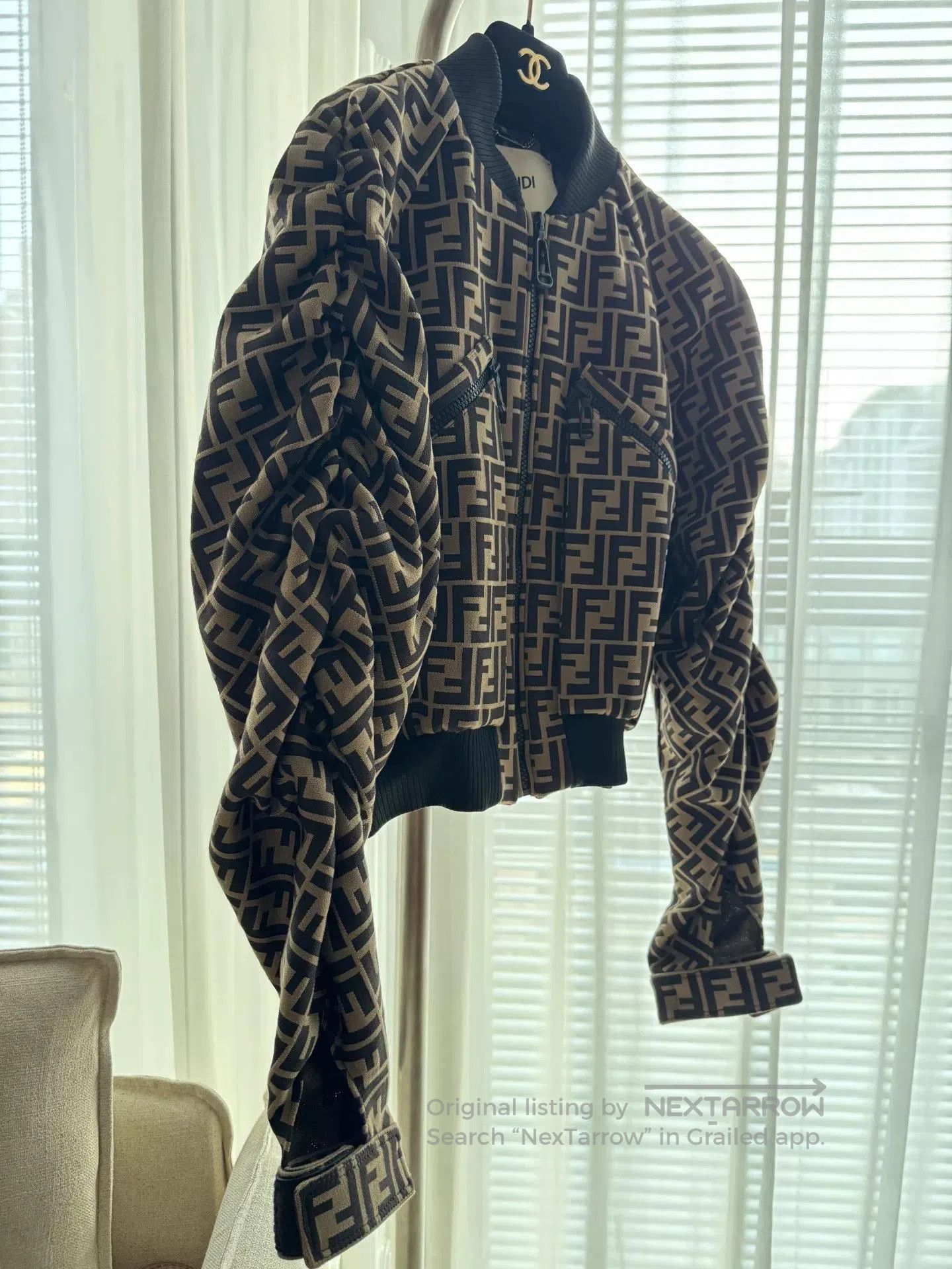 Fendi Fendi FF Logo Pile Sleeve Jacket. Size US S / EU 44-46 / 1 - 3 Thumbnail