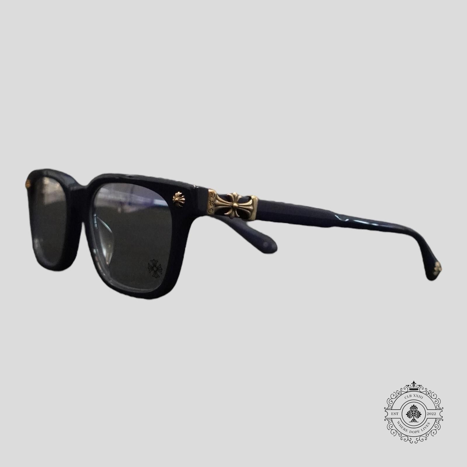 Chrome Hearts Chrome Hearts Cox Ucker Sunglasses in Blue/Silver Size ONE SIZE - 1 Thumbnail