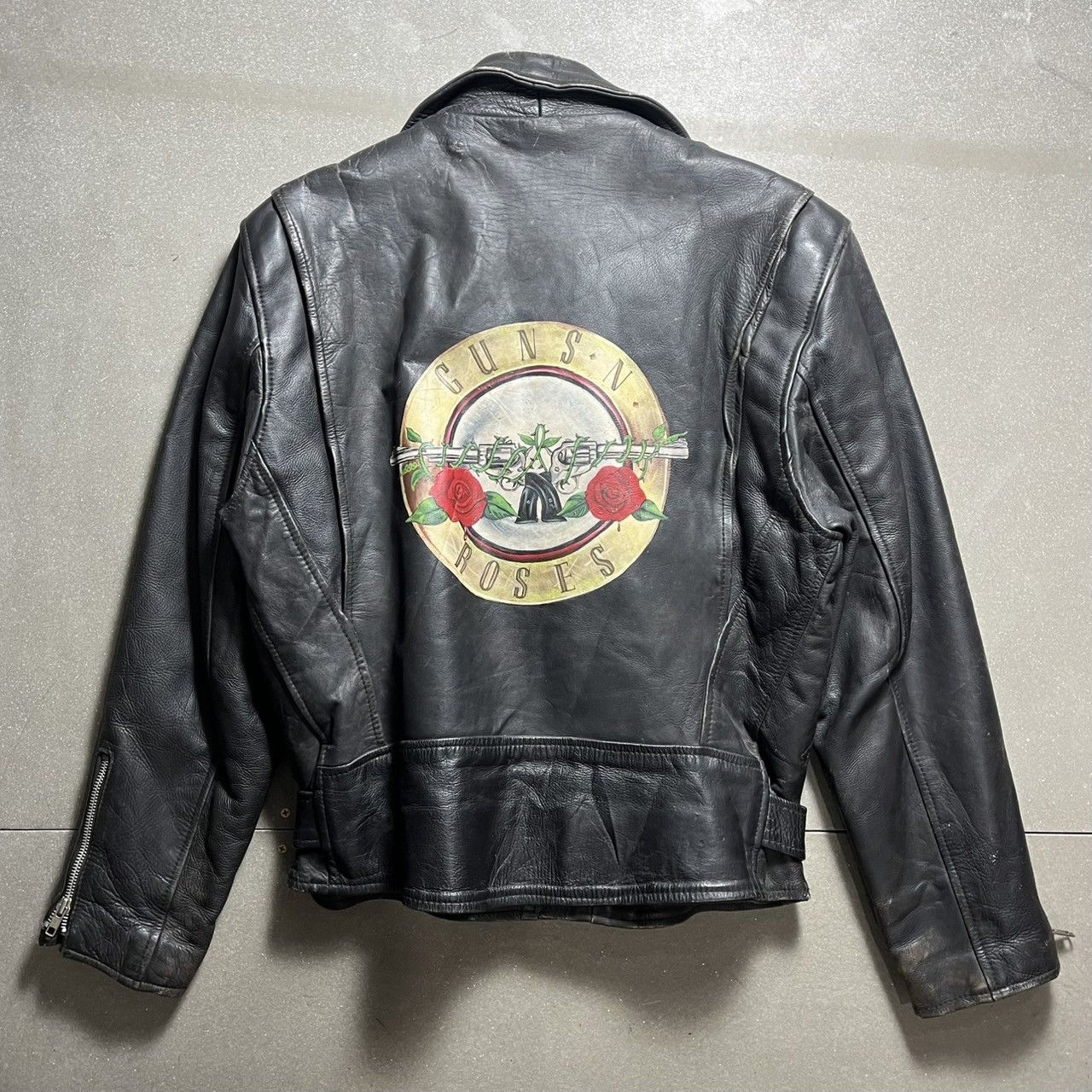 SALE！【美品／超レア】GNR ジャケット GUNS N ROSES Original vintage 1992 Guns N Roses Get In The Ring World