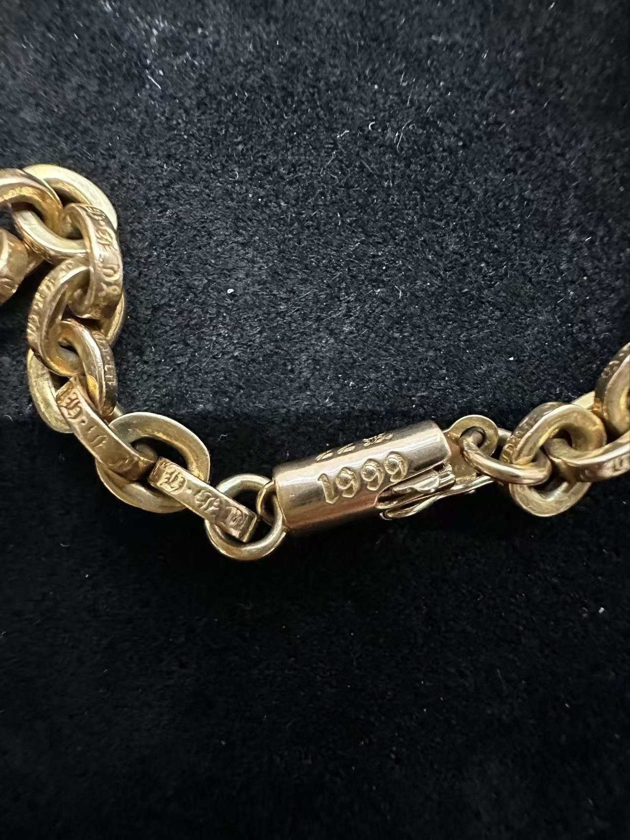 Chrome Hearts Chrome Hearts 22K Gold Paperchain Bracelet Size ONE SIZE - 6 Thumbnail