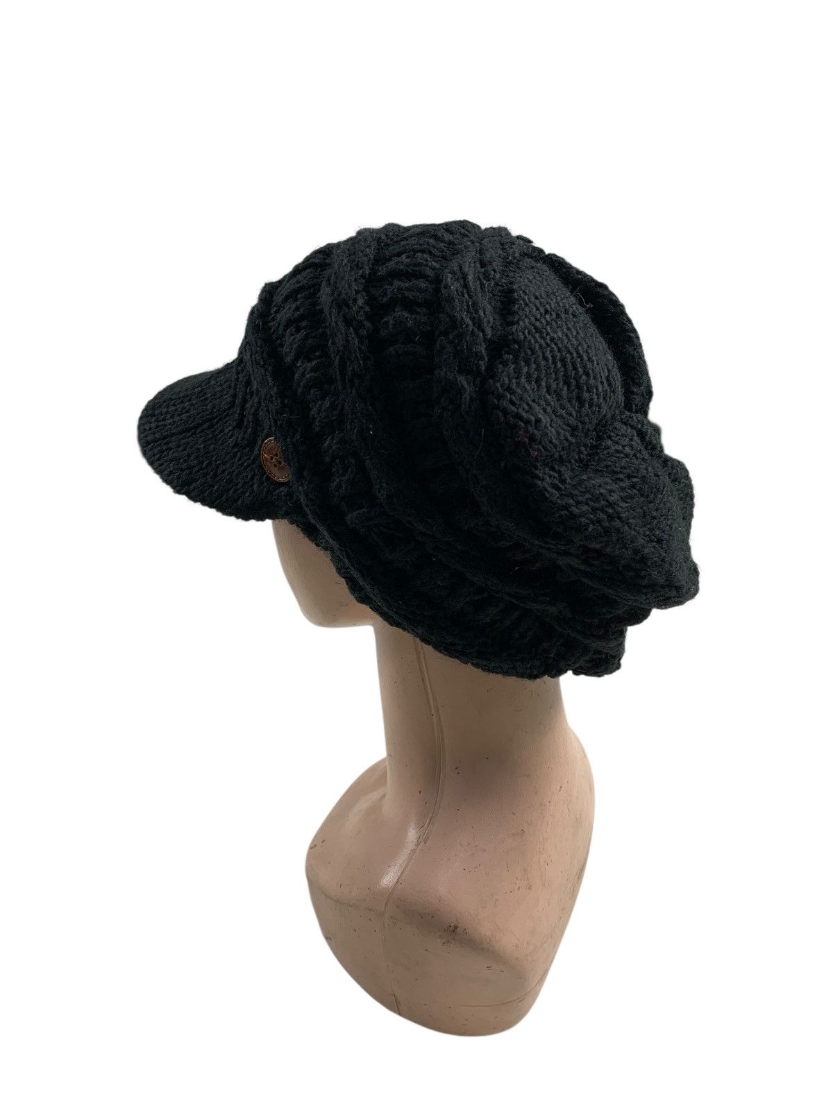 Kapital Crochet knitted big beanie hats Size ONE SIZE - 3 Thumbnail